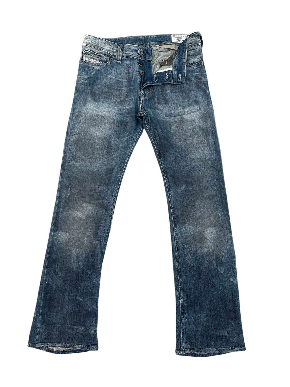 Diesel RARE!! Dirty Waxed Distressed Diesel Industry Italy Jeans Size US 30 / EU 46 - 1 Thumbnail