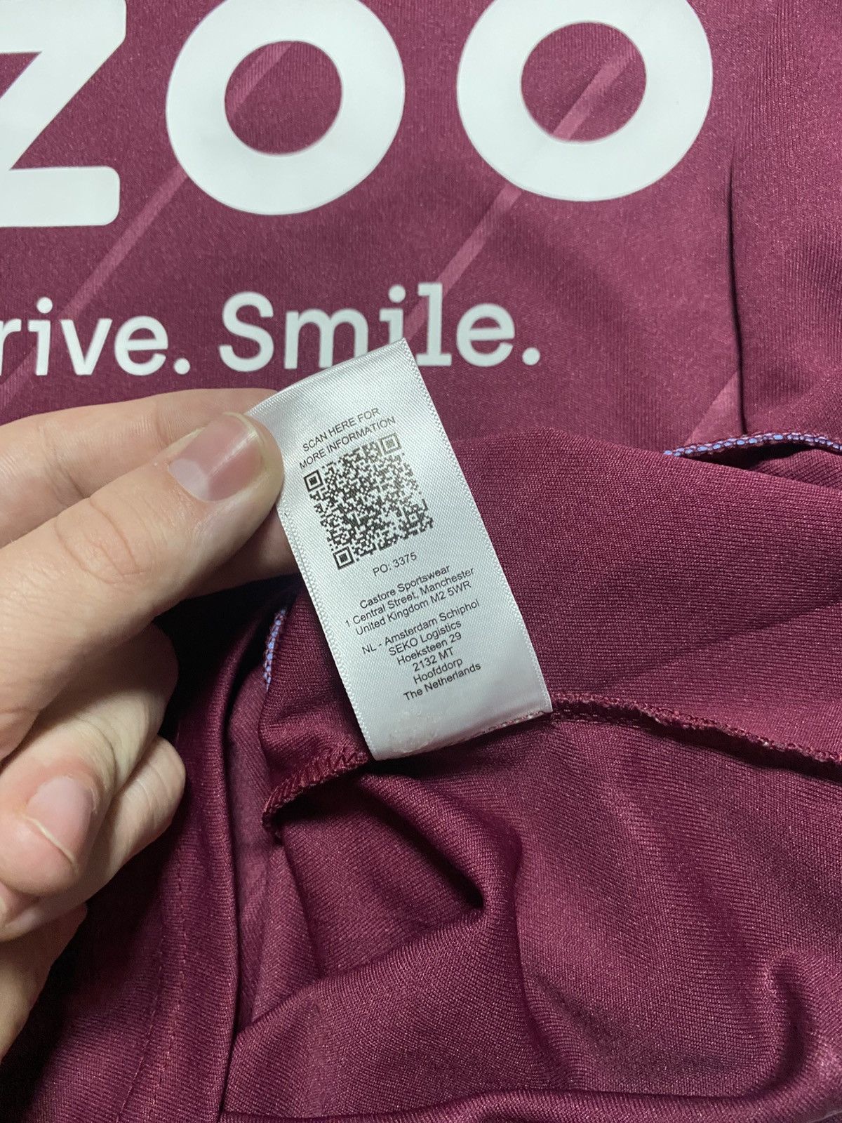 Castore Castore Aston Villa 2022/23 home soccer football y2k jersey Size US S / EU 44-46 / 1 - 6 Thumbnail