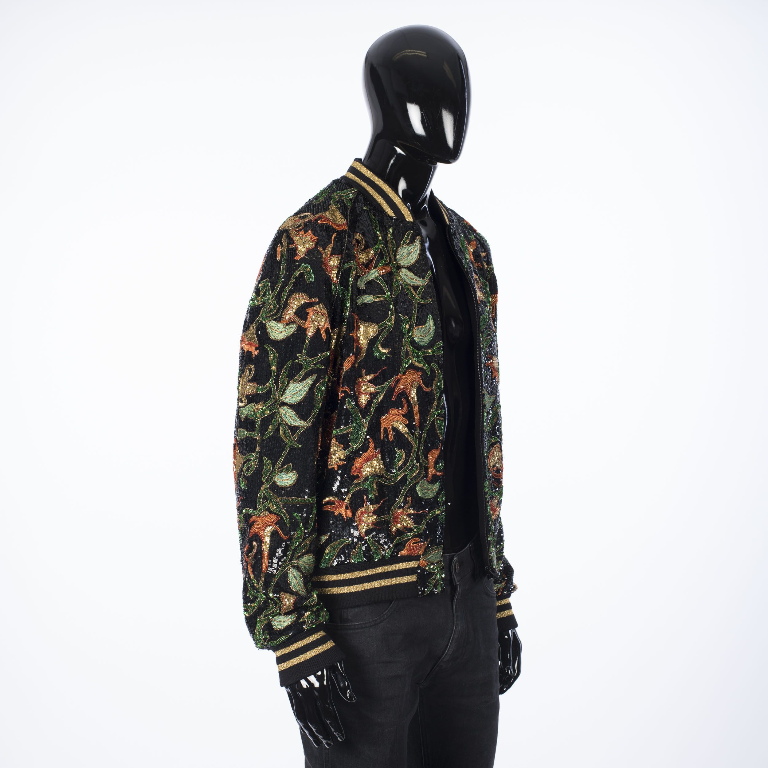Celine Teddy Jacket With Angels Trumpets Sequins Embroidery Size US M / EU 48-50 / 2 - 8 Thumbnail