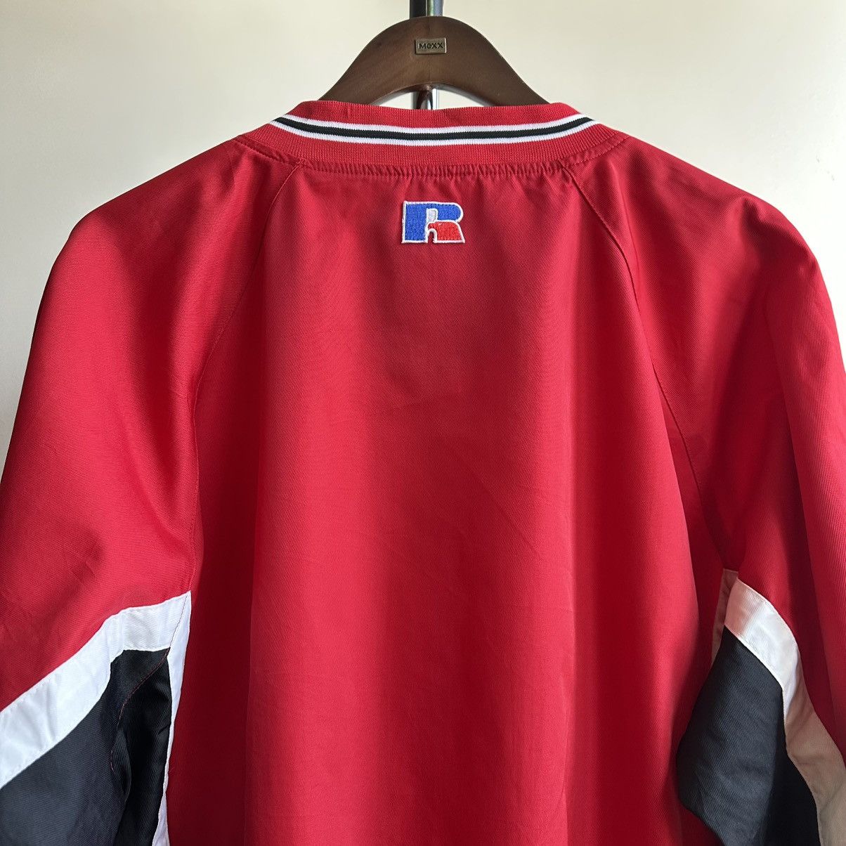 Russell Athletic × Vintage Vintage 90s Russell Athletic Water Resistant Nylon Jacket Size US L / EU 52-54 / 3 - 5 Thumbnail