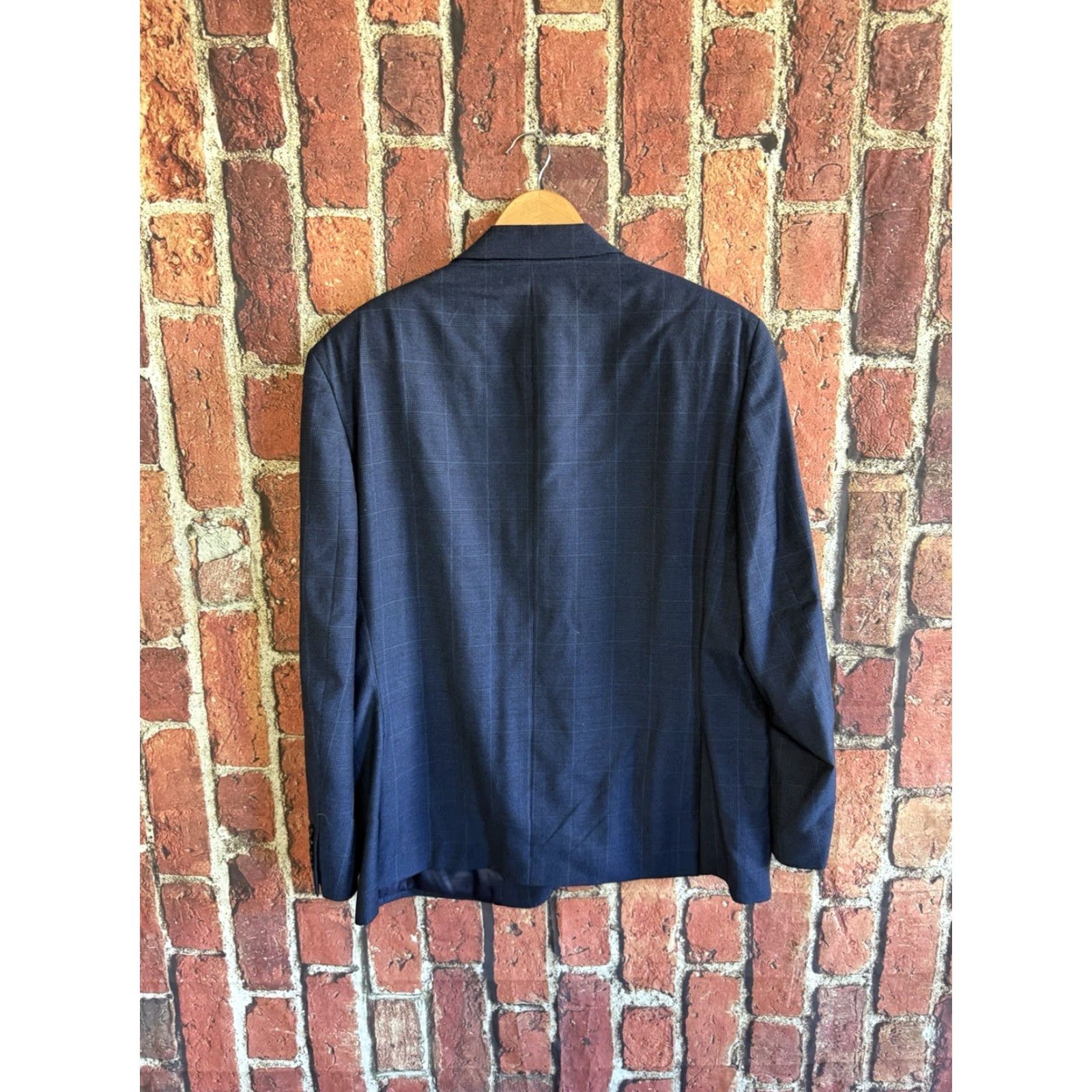 Ralph Lauren Lauren Ralph Lauren Womens Blue Plaid Blazer Jacket Short Size 44 Size 30" / US 8 / IT 44 - 2 Thumbnail