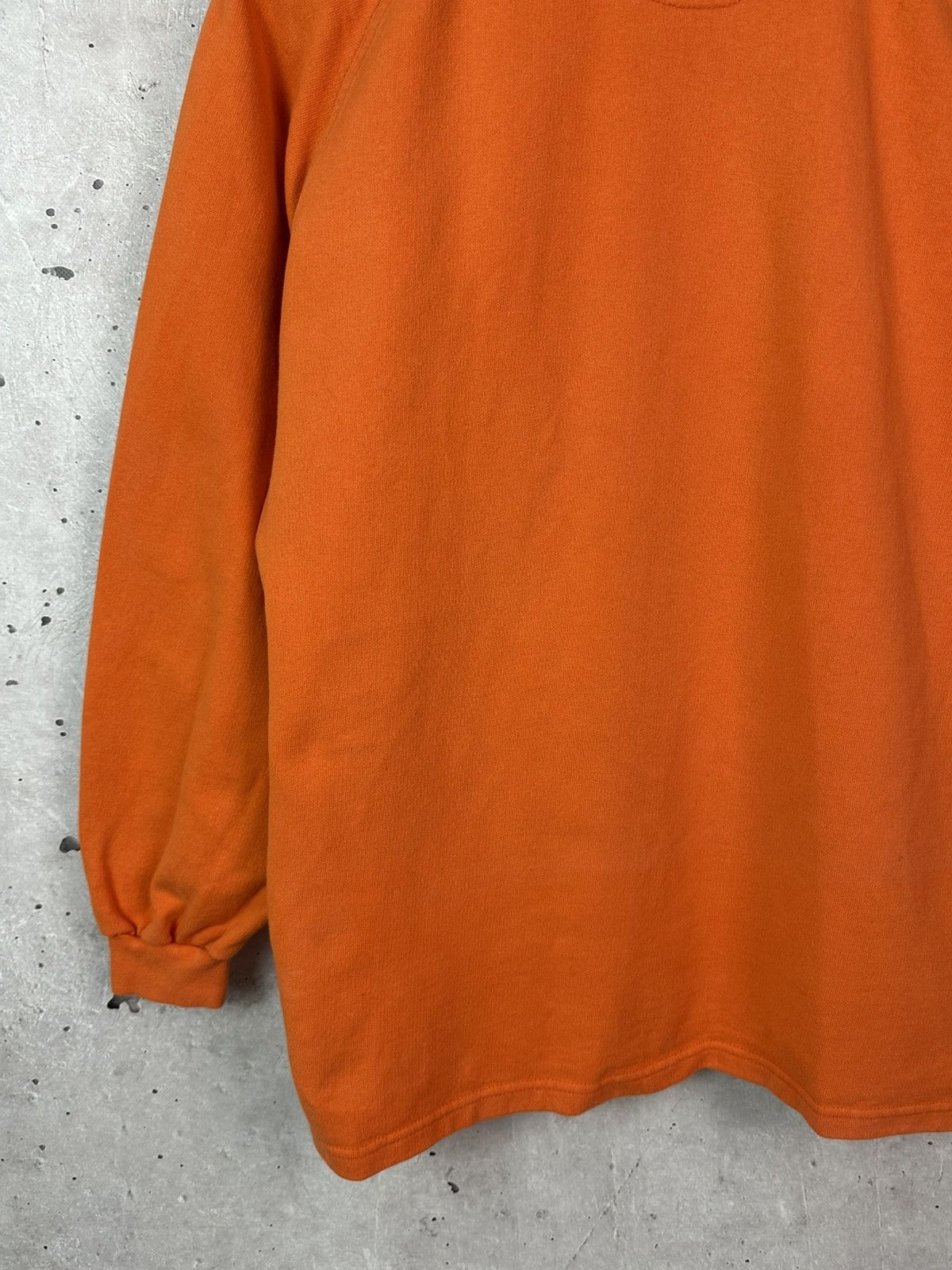 Calvin Klein Vintage Calvin Klein Oversized Orange Long Sleeve Swetshirt Size US L / EU 52-54 / 3 - 8 Thumbnail