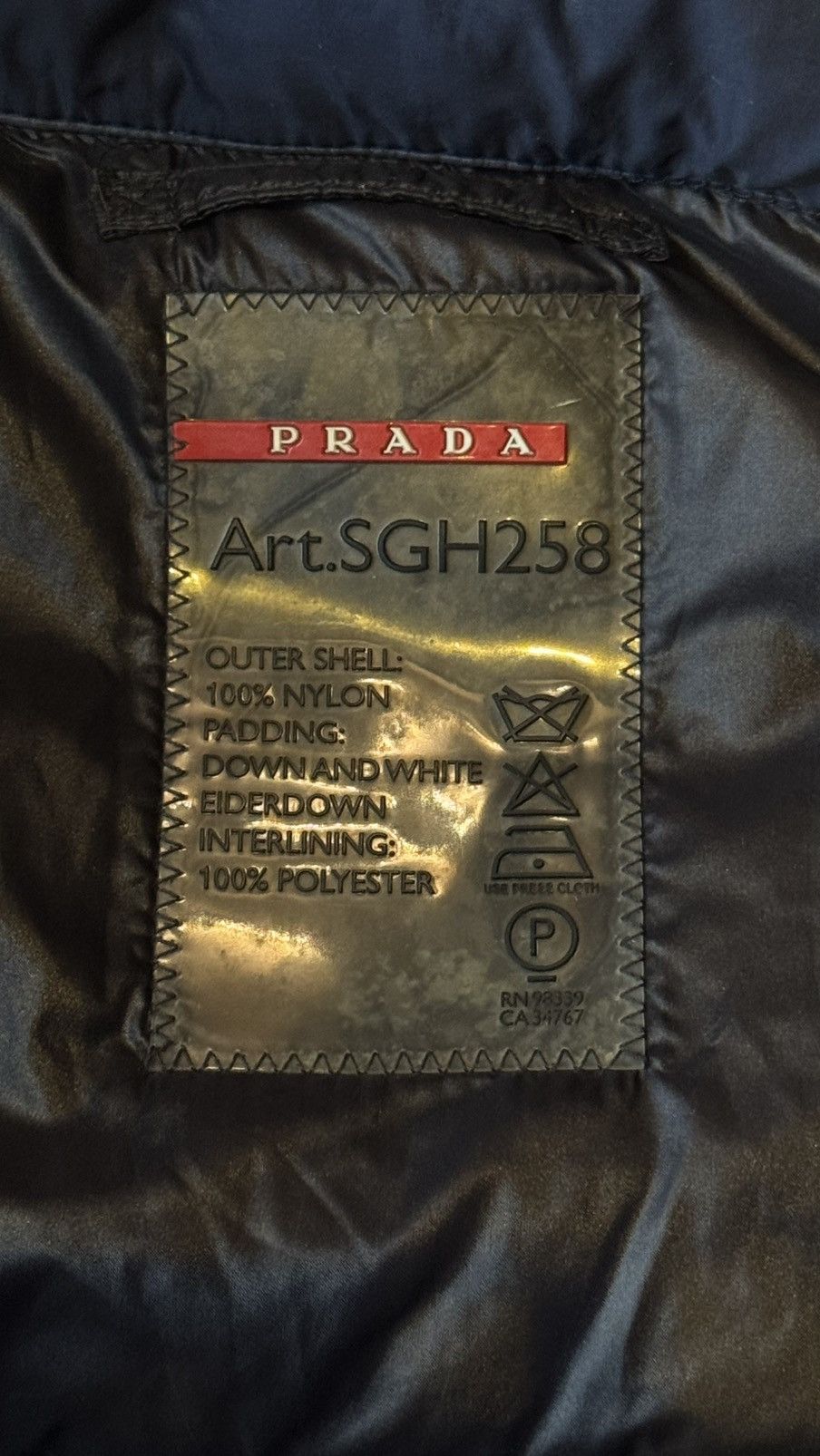 Prada Prada Milano 2012 Nylon Puffer Jacket Size US M / EU 48-50 / 2 - 9 Thumbnail