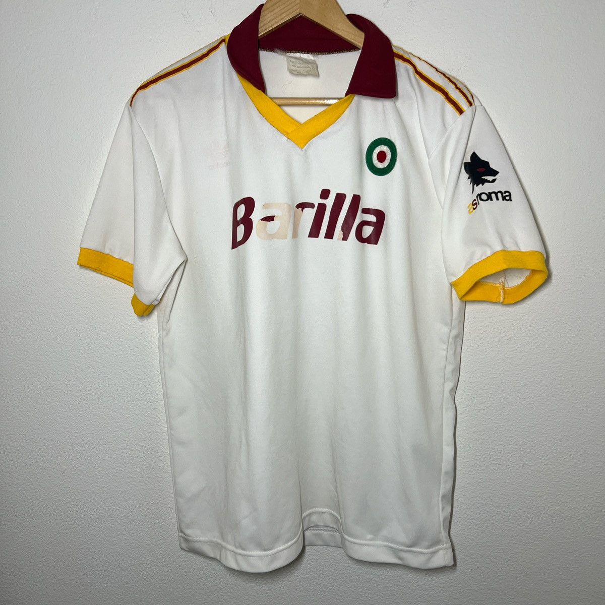 Adidas AS Roma 1991-1992 Away Jersey | Vintage Soccer Size US L / EU 52-54 / 3 - 1 Thumbnail