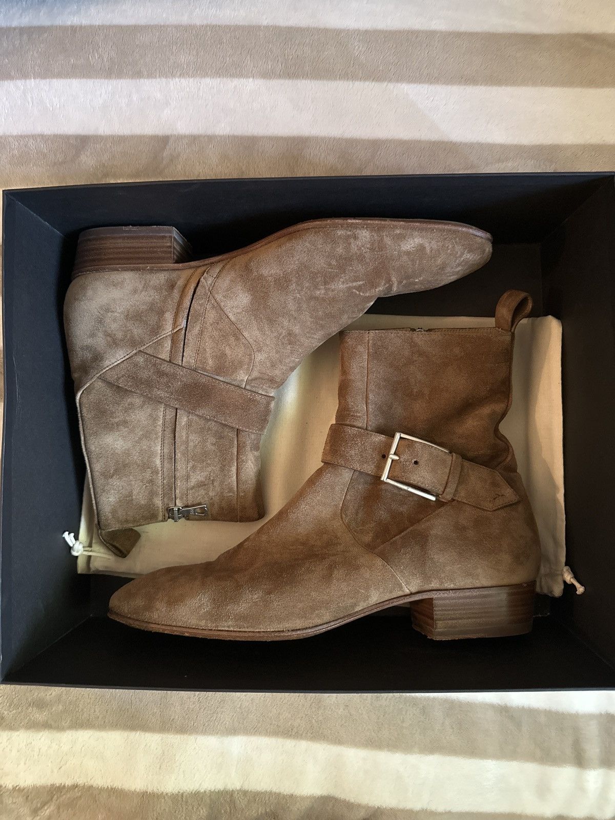 Represent Clo. Represent Zipper buckle suede mens boots Size US 10 / EU 43 - 1 Thumbnail