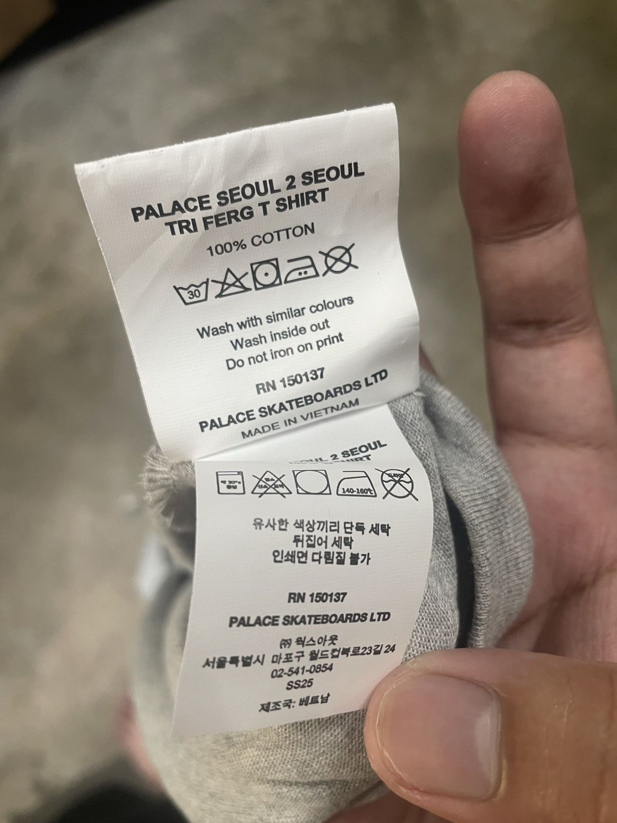 Palace Palace Seoul 2 Seoul Tri-Ferg Tee (Korea Exclusive Release) Size US XL / EU 56 / 4 - 4 Thumbnail