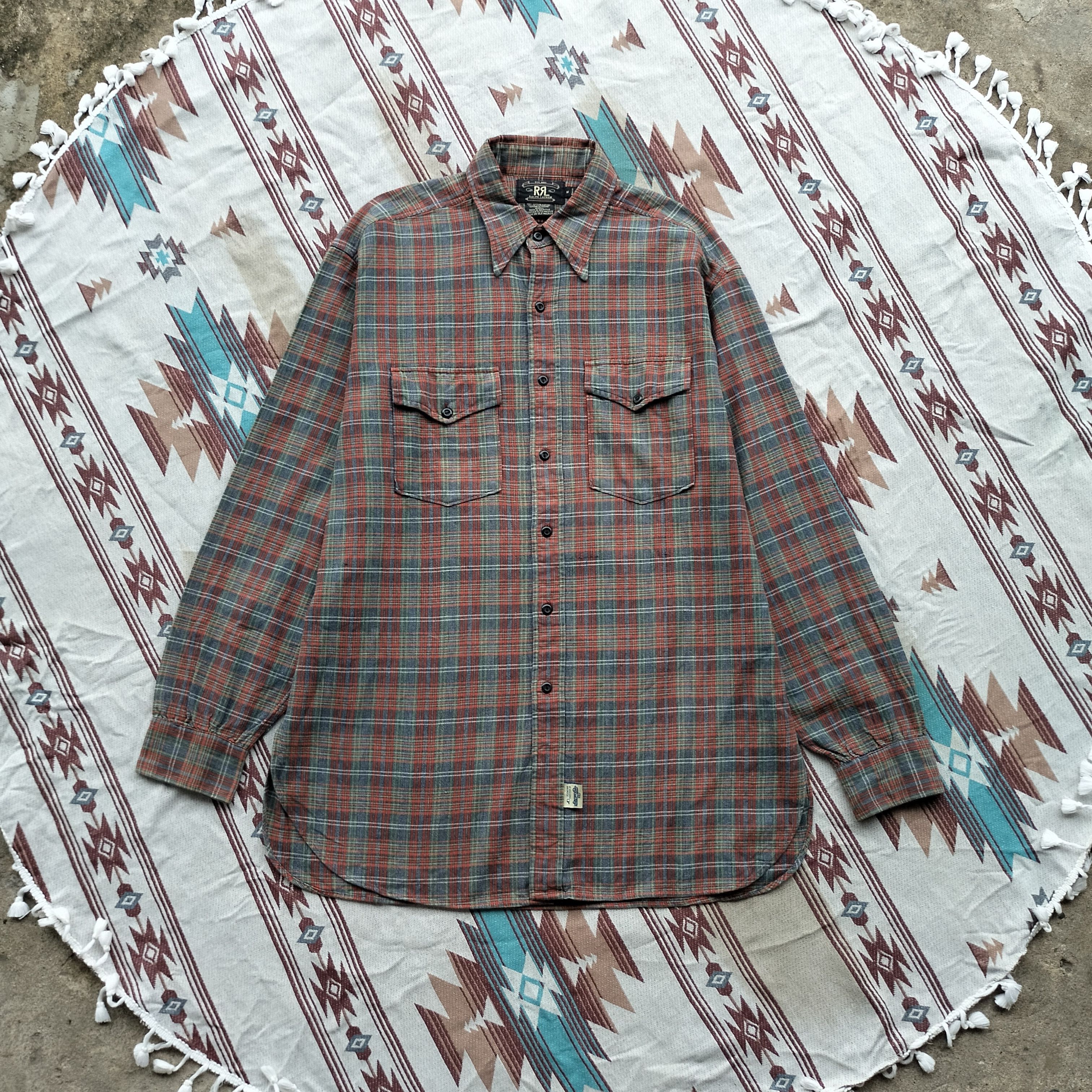 RRL Ralph Lauren × Ralph Lauren Vintage Inspired RRL Rayon Collar