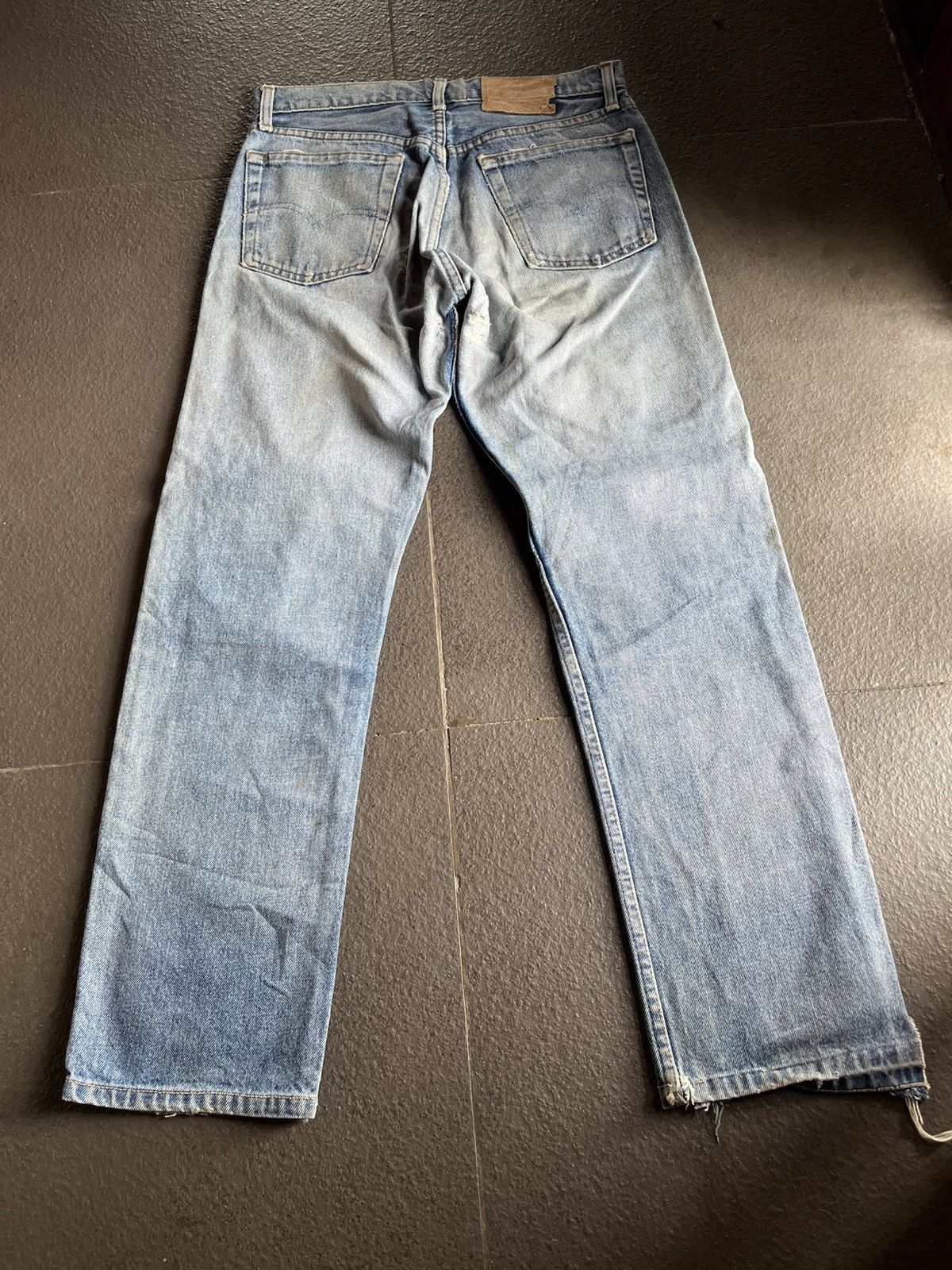Levi's Vintage Levi’s 80’s 505 Distressed Faded Blue Size US 30 / EU 46 - 7 Thumbnail