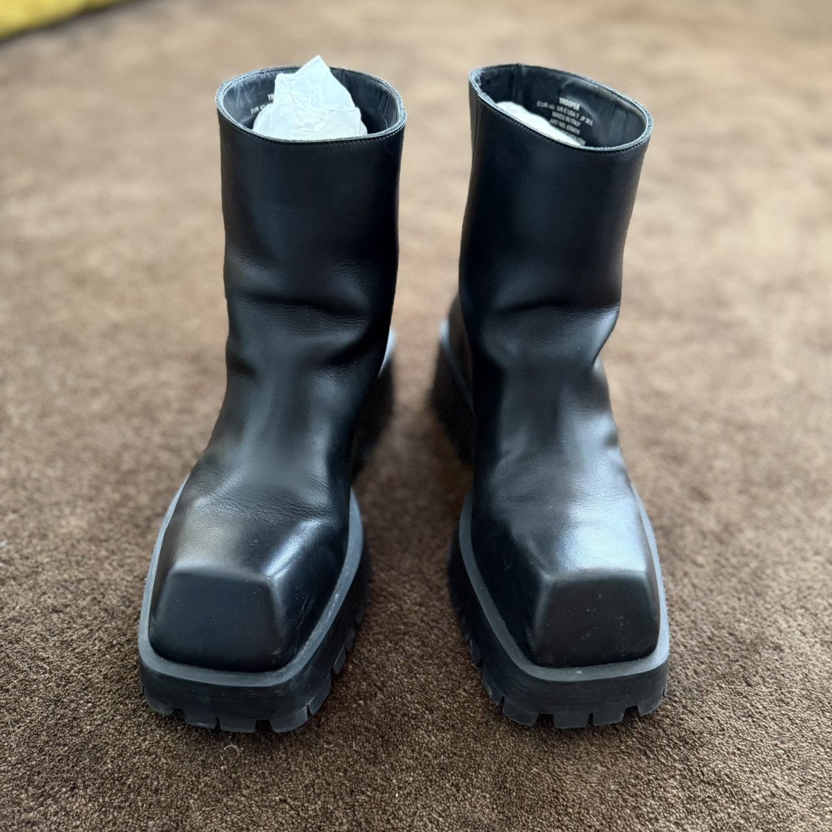 Balenciaga Leather Trooper Boot Size US 7 / EU 40 - 2 Thumbnail