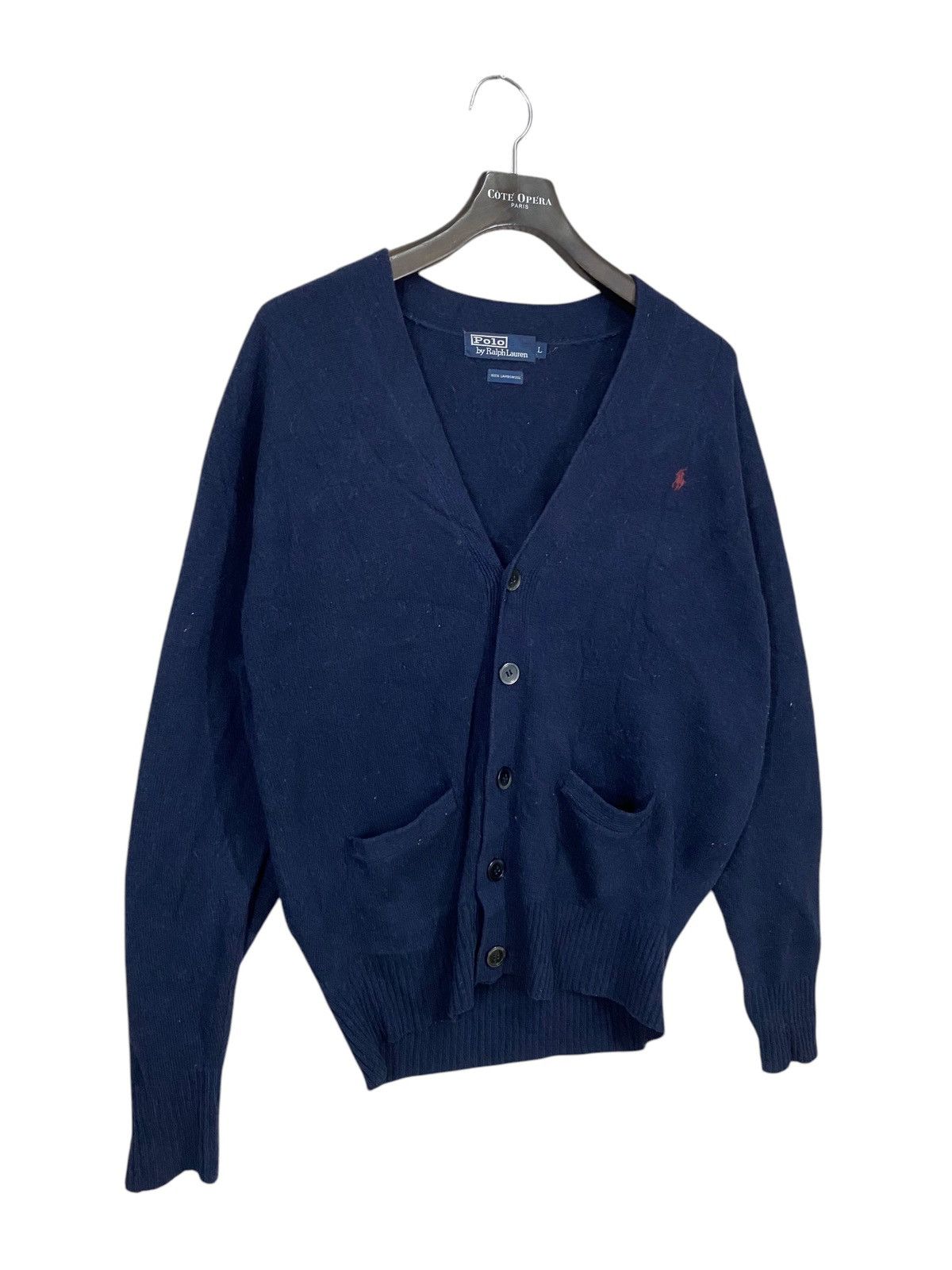 Ralph Lauren Polo by ralph lauren cardigan wool small pony szL Size L / US 10 / IT 46 - 2 Thumbnail