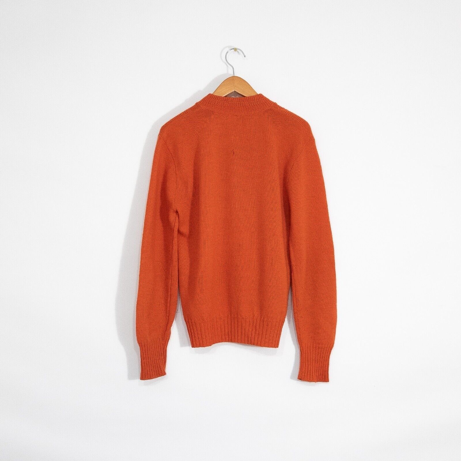 Vintage Vintage Campus Wool Cable Knit Sweater M - Distressed Preppy Size US M / EU 48-50 / 2 - 6 Thumbnail