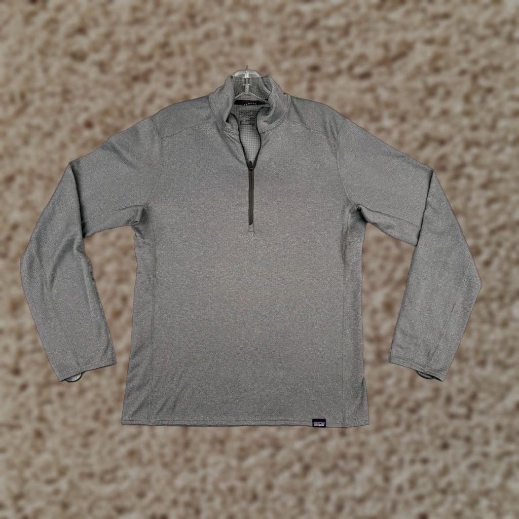 Patagonia Patagonia Shirt Men Small Gray Capilene Midweight 1/4 Zip Polyester Long Sleeve Size US S / EU 44-46 / 1 - 1 Thumbnail