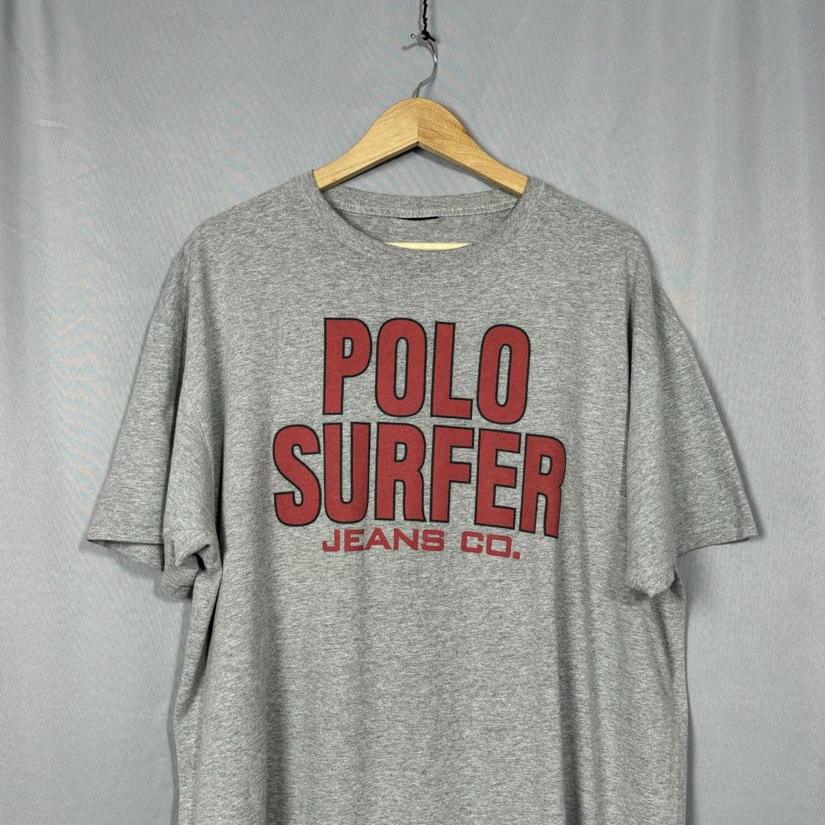 Ralph Lauren Ralph Lauren Polo Surf t-shirt big logo grey xl 2 side Size US XL / EU 56 / 4 - 2 Thumbnail