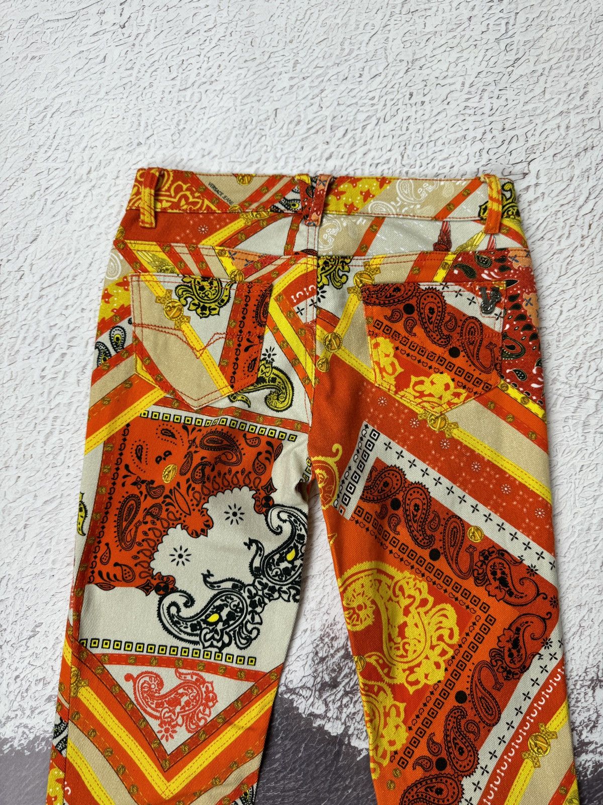 Versace Authentic Versace Jeans Baroque Pants rare jeans Size 26" / US 2 / IT 38 - 17 Thumbnail