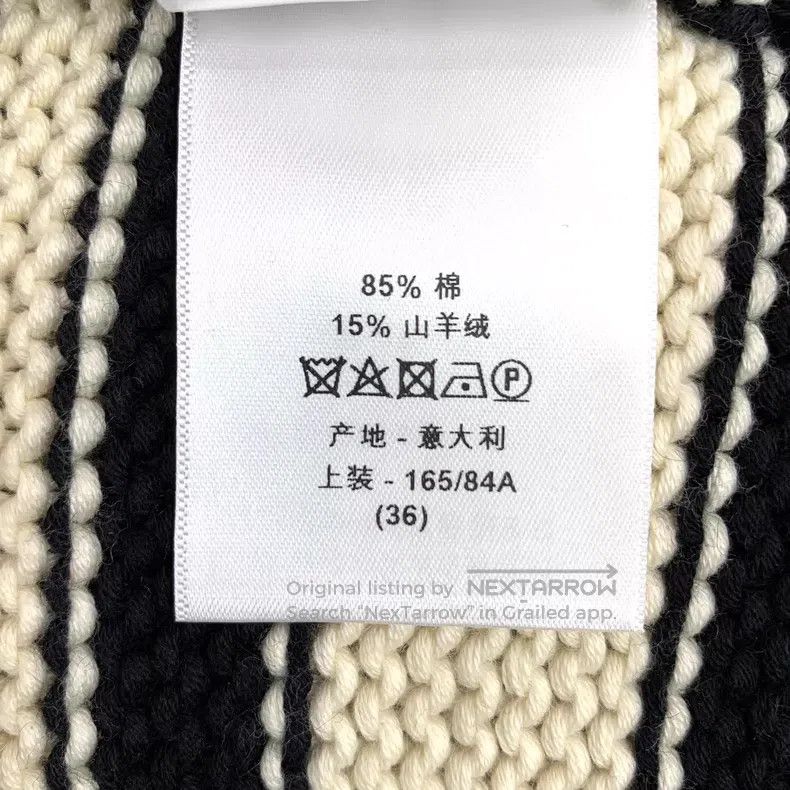Dior Dior Colour-matched striped cotton round-neck long-sleeved Size XS / US 0-2 / IT 36-38 - 8 Thumbnail