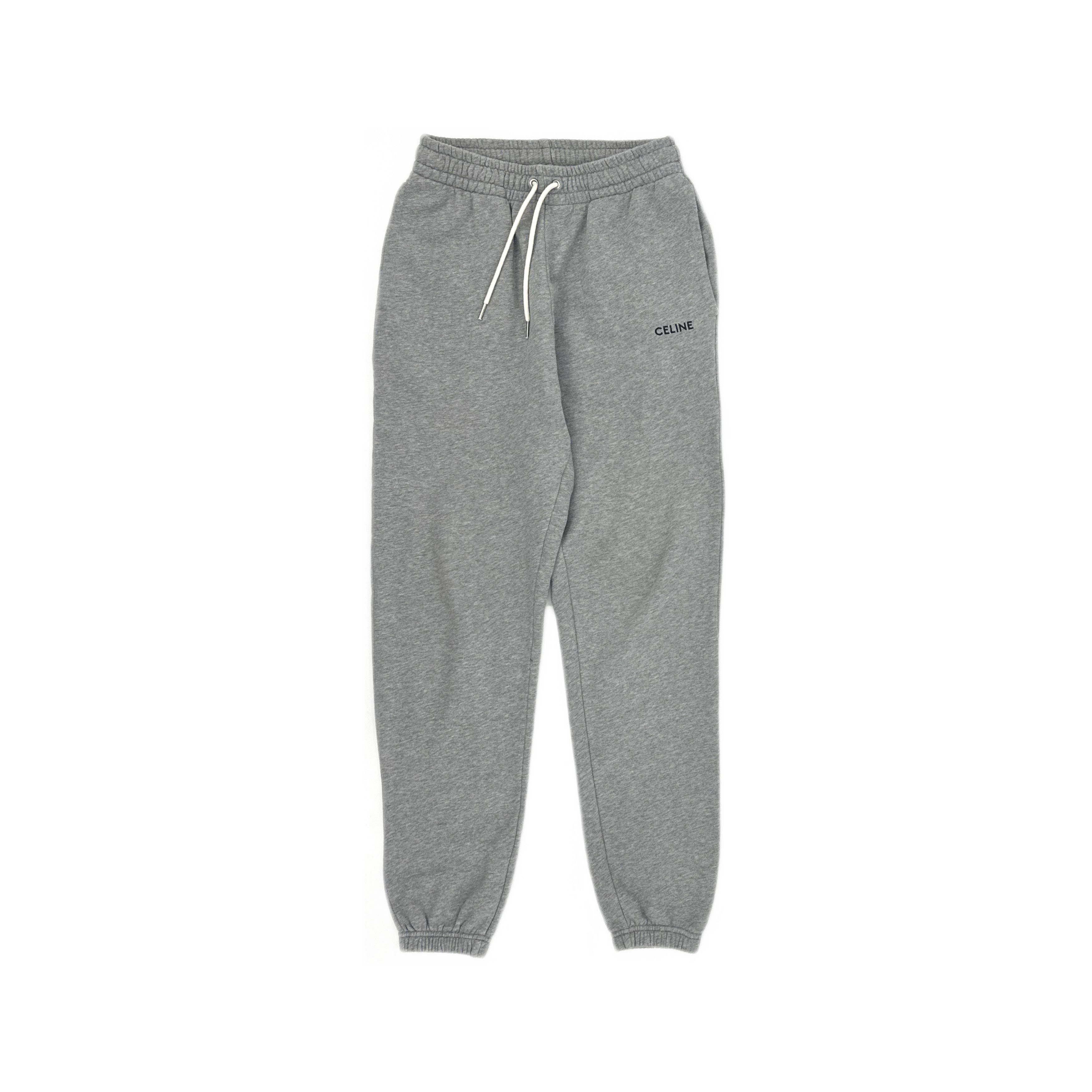 Celine Celine Logo Embroidered Sweatpants Gray Size S Size US 30 / EU 46 - 1 Thumbnail