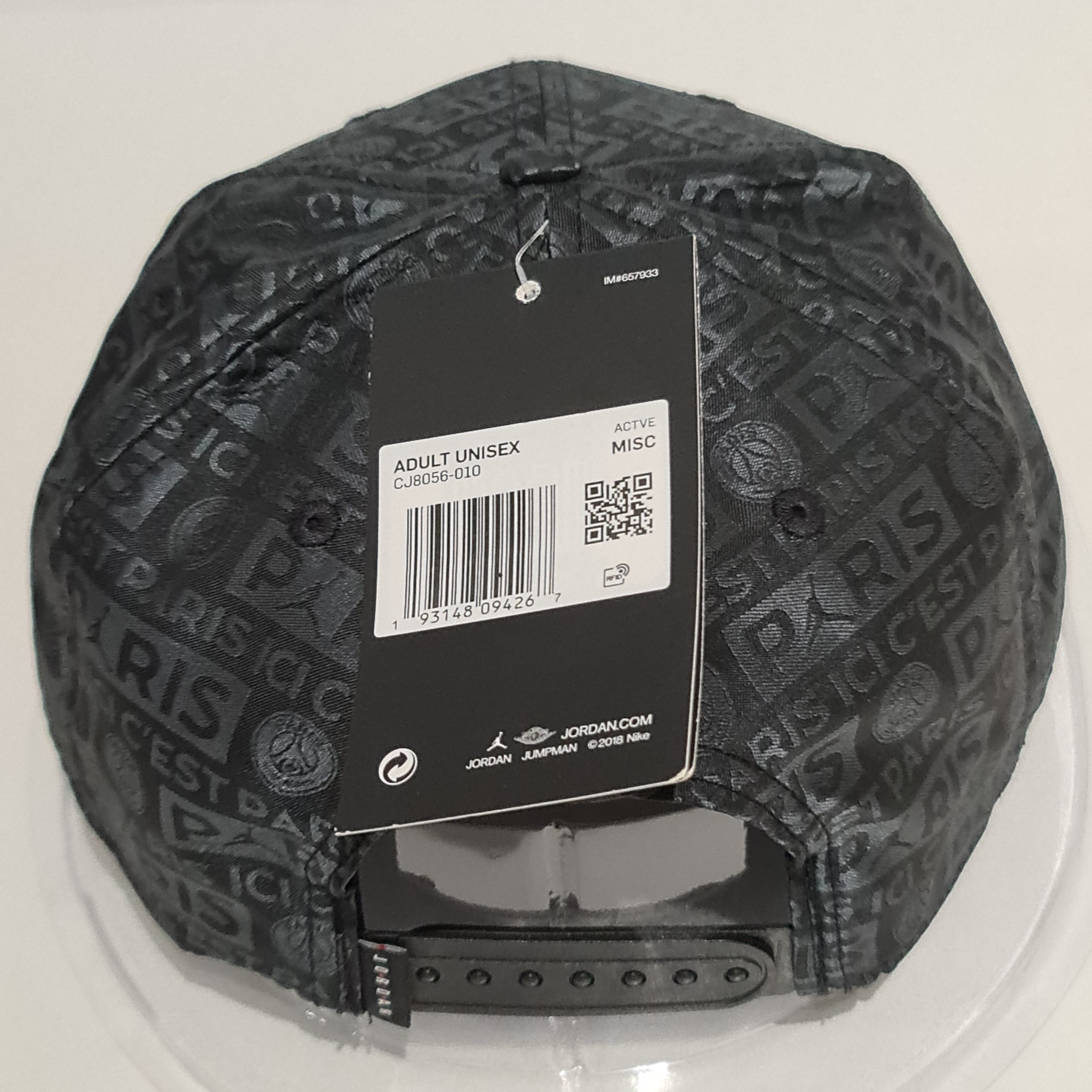 Jordan Brand Jordan x Paris Saint-Germain Pro Cap Snapback Black Size ONE SIZE - 9 Thumbnail