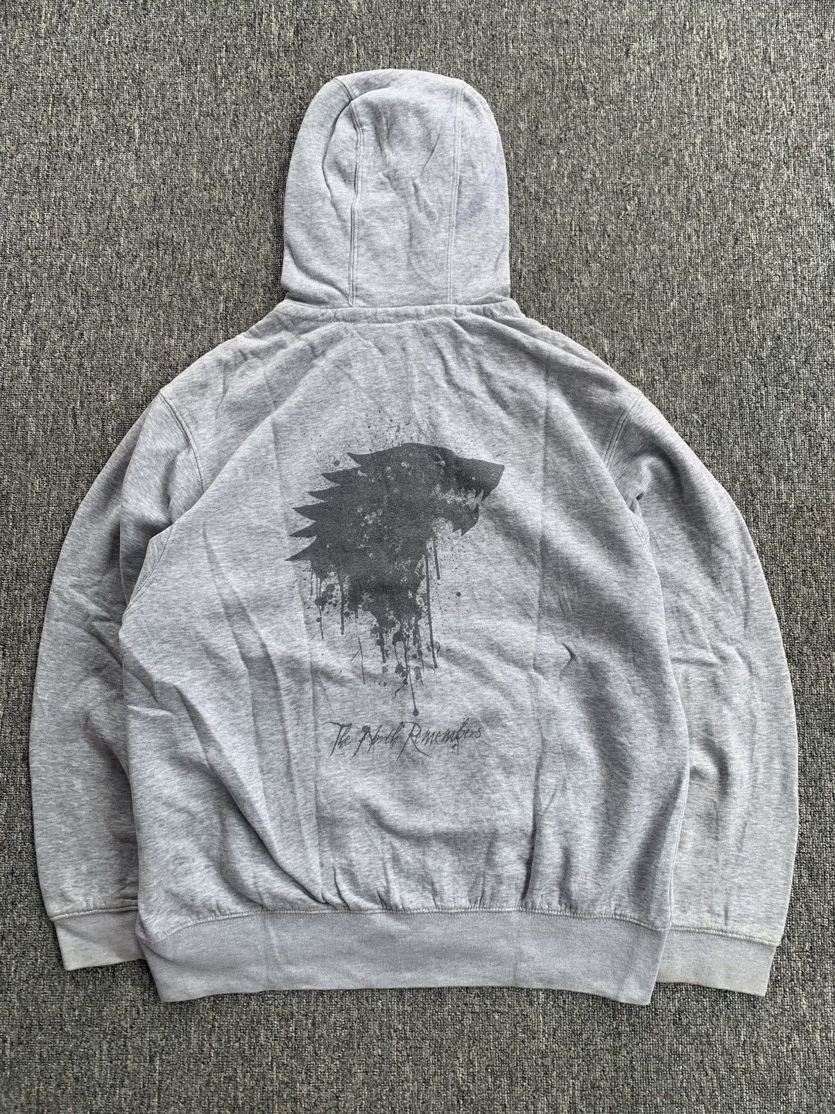 Other Undefined The North Remember Wolf Back Simple Zip Hoodie Size US M / EU 48-50 / 2 - 2 Thumbnail
