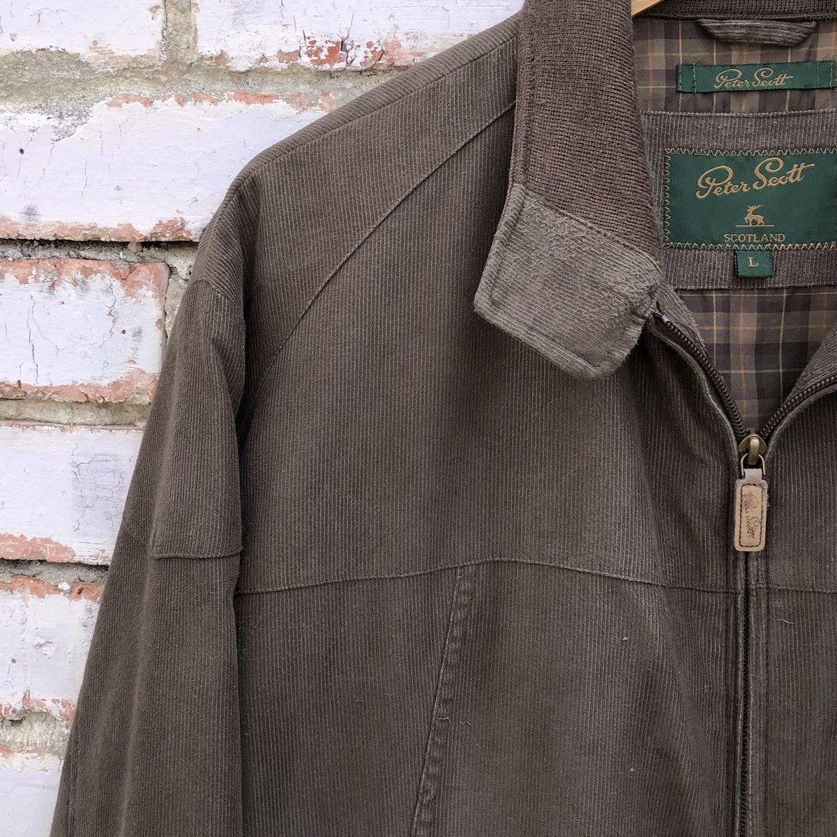 Vintage Vintage Peter Scott Scotland Conduray Bomber Jacket Size US L / EU 52-54 / 3 - 3 Thumbnail