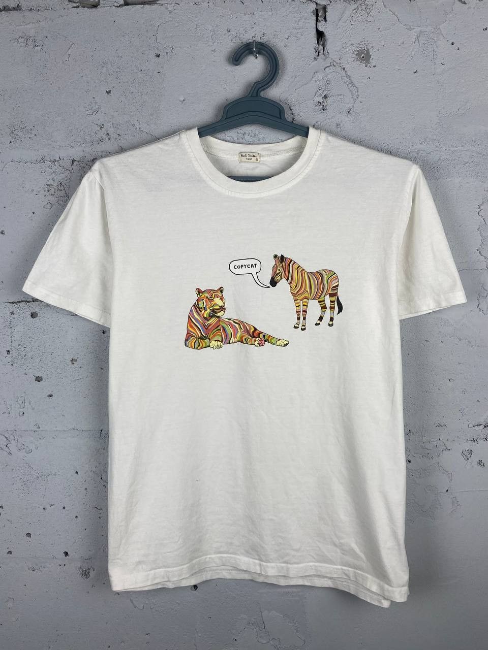 Paul Smith PAUL SMITH COLOURED ZEBRA TIGER T SHIRT Size US M / EU 48-50 / 2 - 1 Thumbnail