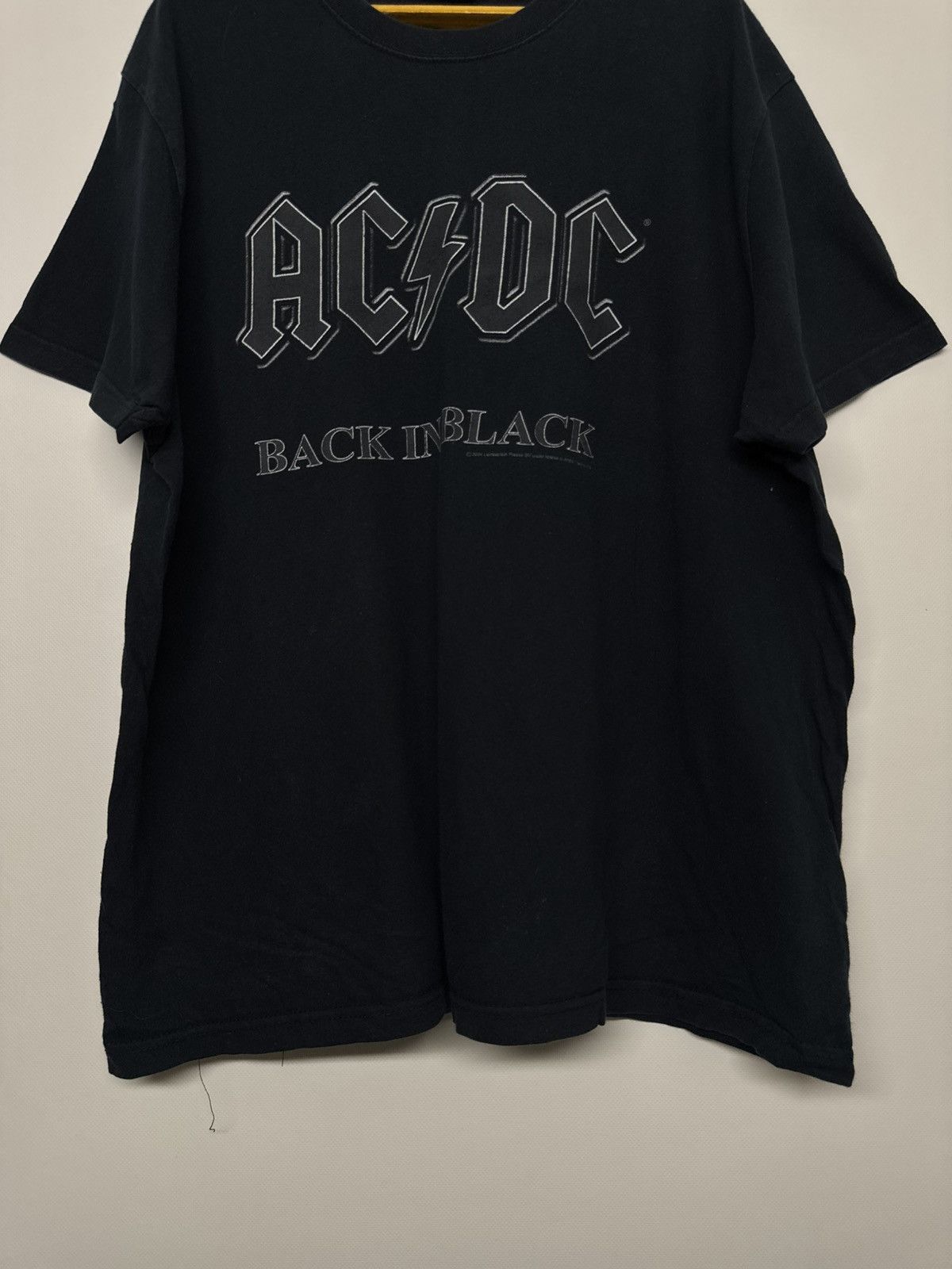 AC/DC Vintage ACDC ROCK BAND BACK In BLACK 00’’s Size US XL / EU 56 / 4 - 6 Thumbnail
