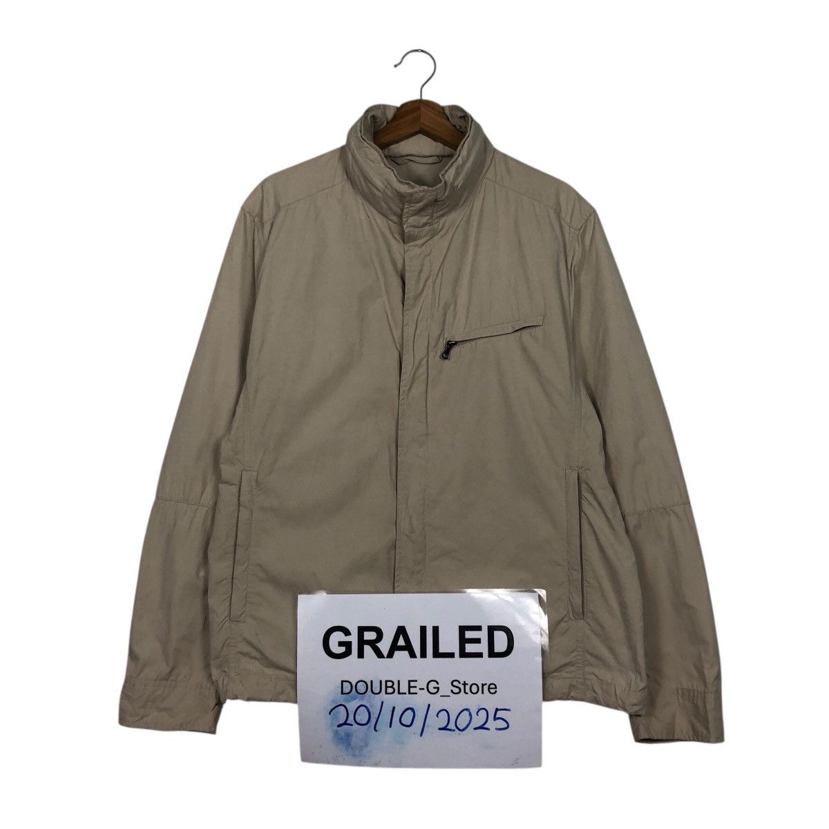 📌Vintage Biker Zipper Jacket Chore Uniqlo Issey Miyake