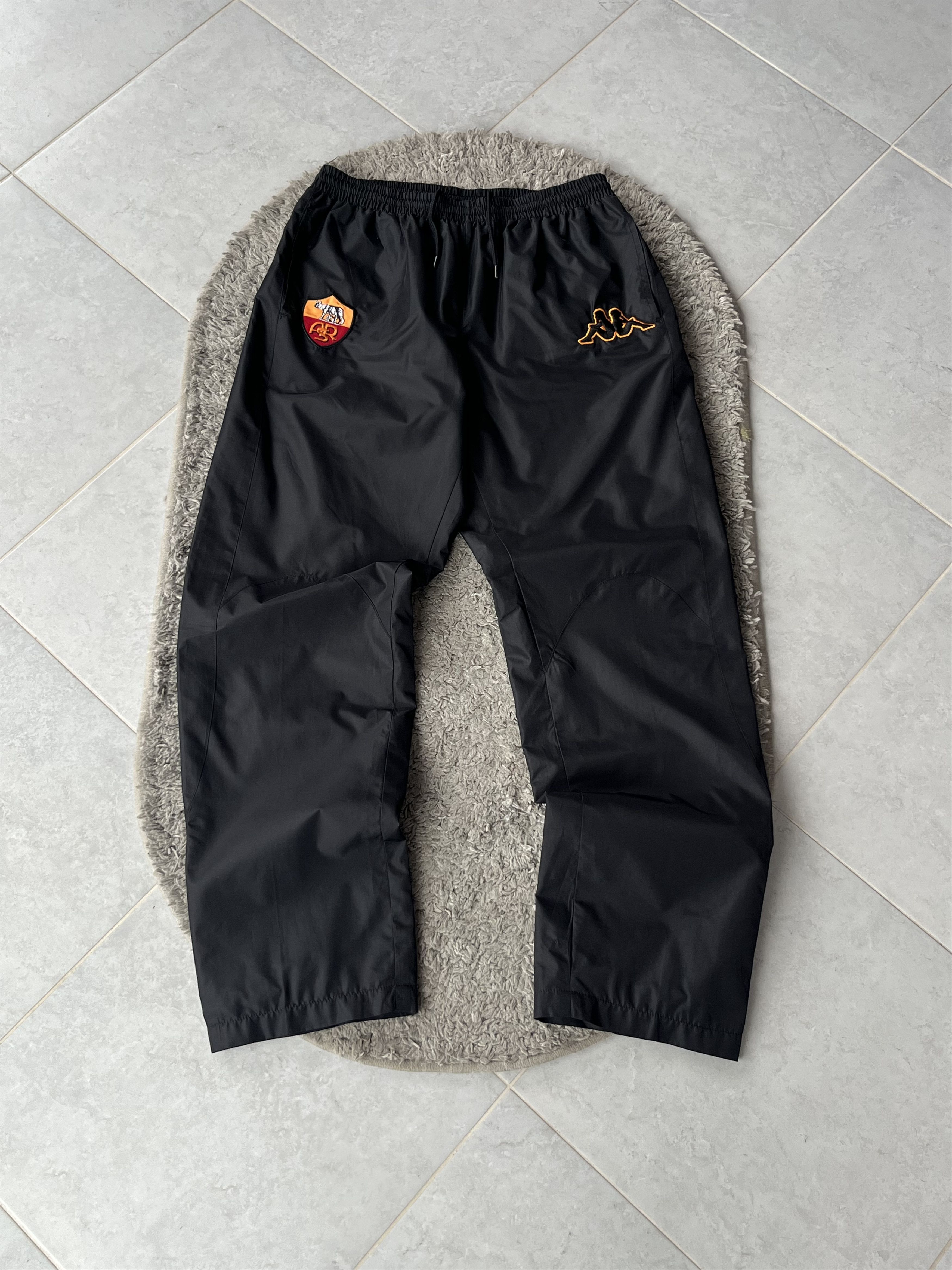 Kappa KAPPA Vintage Nylon Pants Soccer Football FC ROMA Italy Size US 30 / EU 46 - 1 Thumbnail