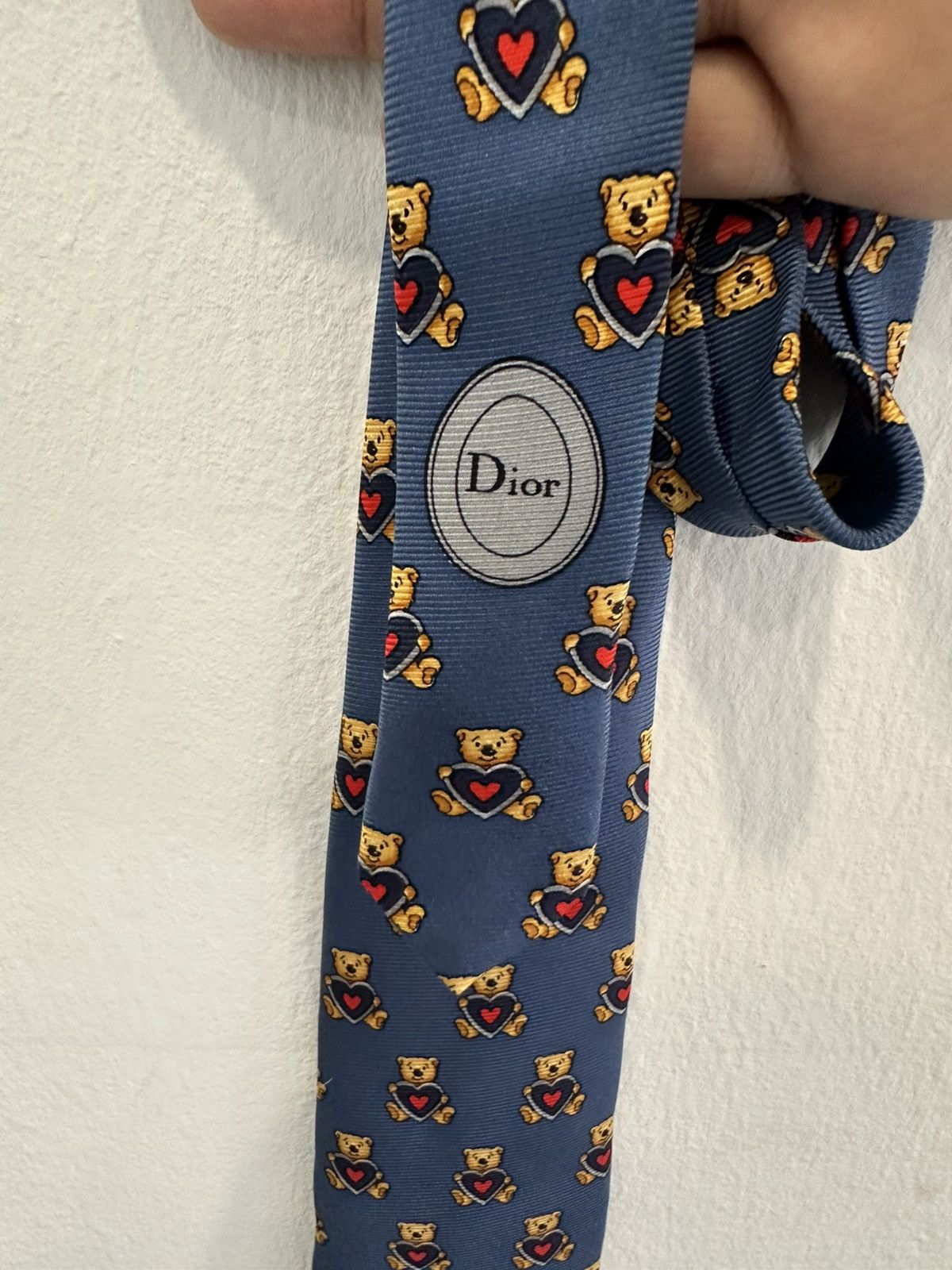 Dior Dior “Teddy Bear” Tie Size ONE SIZE - 6 Thumbnail