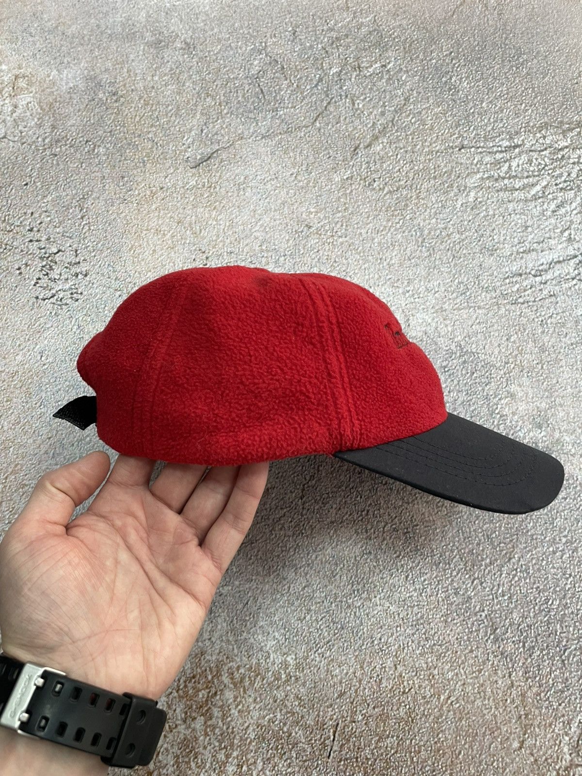 Timberland Vintage Timberland Center Logo Fleece Cap Made in USA Size ONE SIZE - 4 Thumbnail