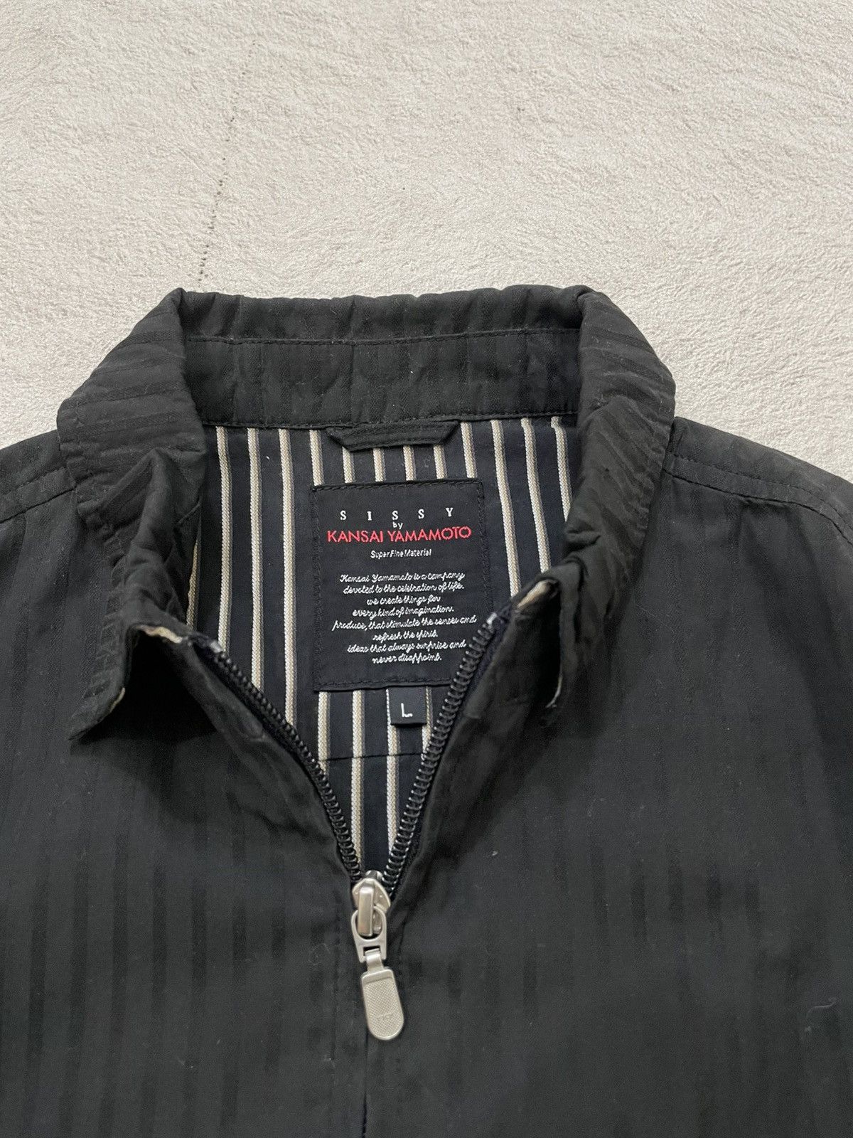 14th Addiction 2000s S’Yte Yohji Yamamoto Striped Lining Jacket If6was9 Y2K Size US L / EU 52-54 / 3 - 4 Thumbnail