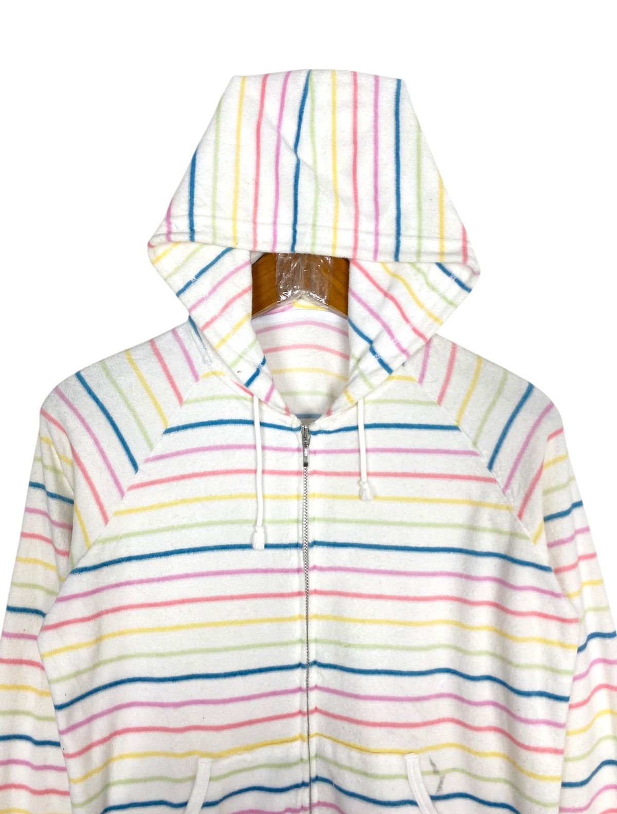 Uniqlo Rare‼️ Uniqlo Stripe Hoodie Size S / US 4 / IT 40 - 4 Thumbnail
