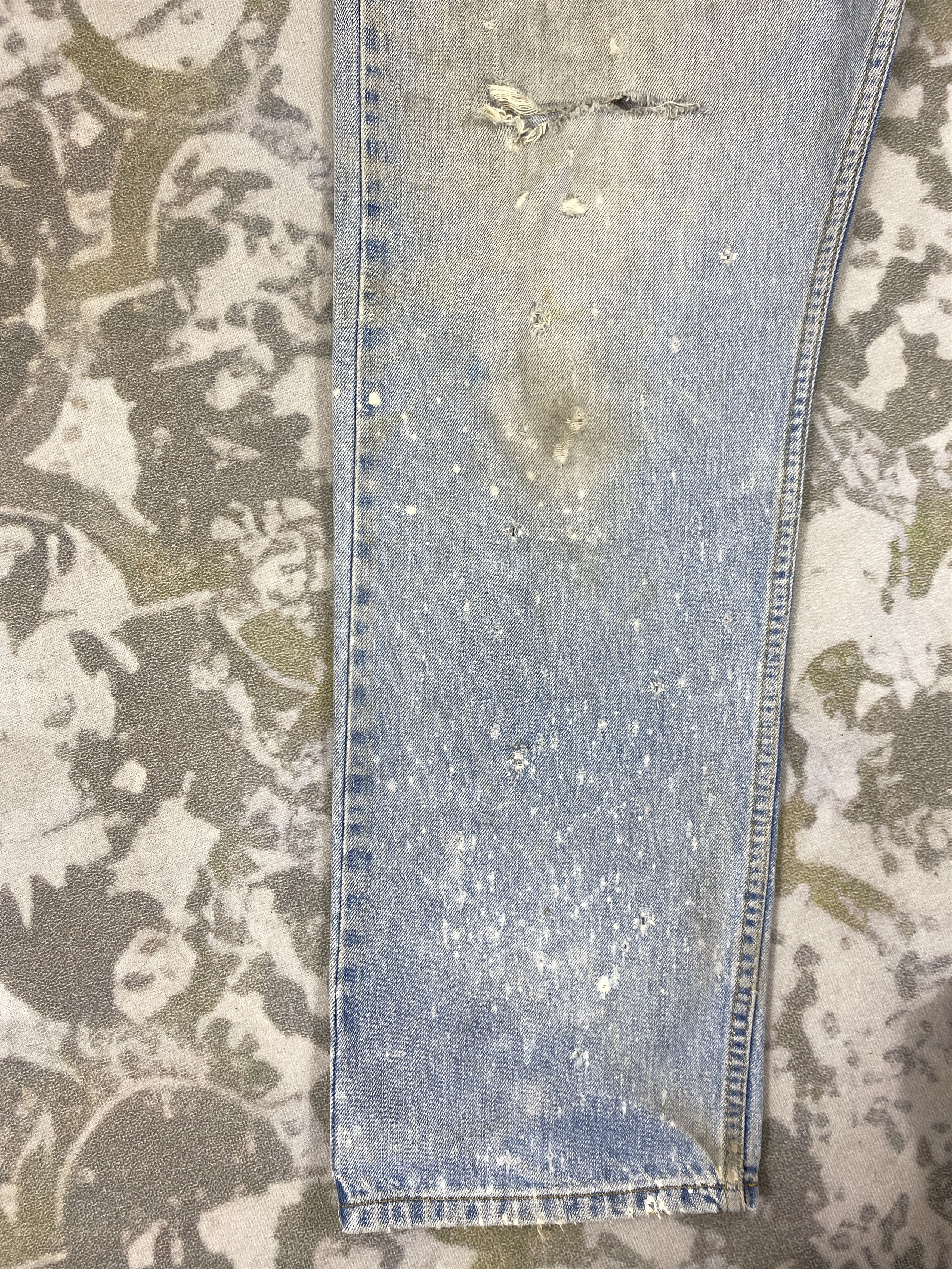 Levi's Light Blue Wash Vintage Levi's 505 37x29.5 Denim -JN1913 Size US 37 - 13 Thumbnail