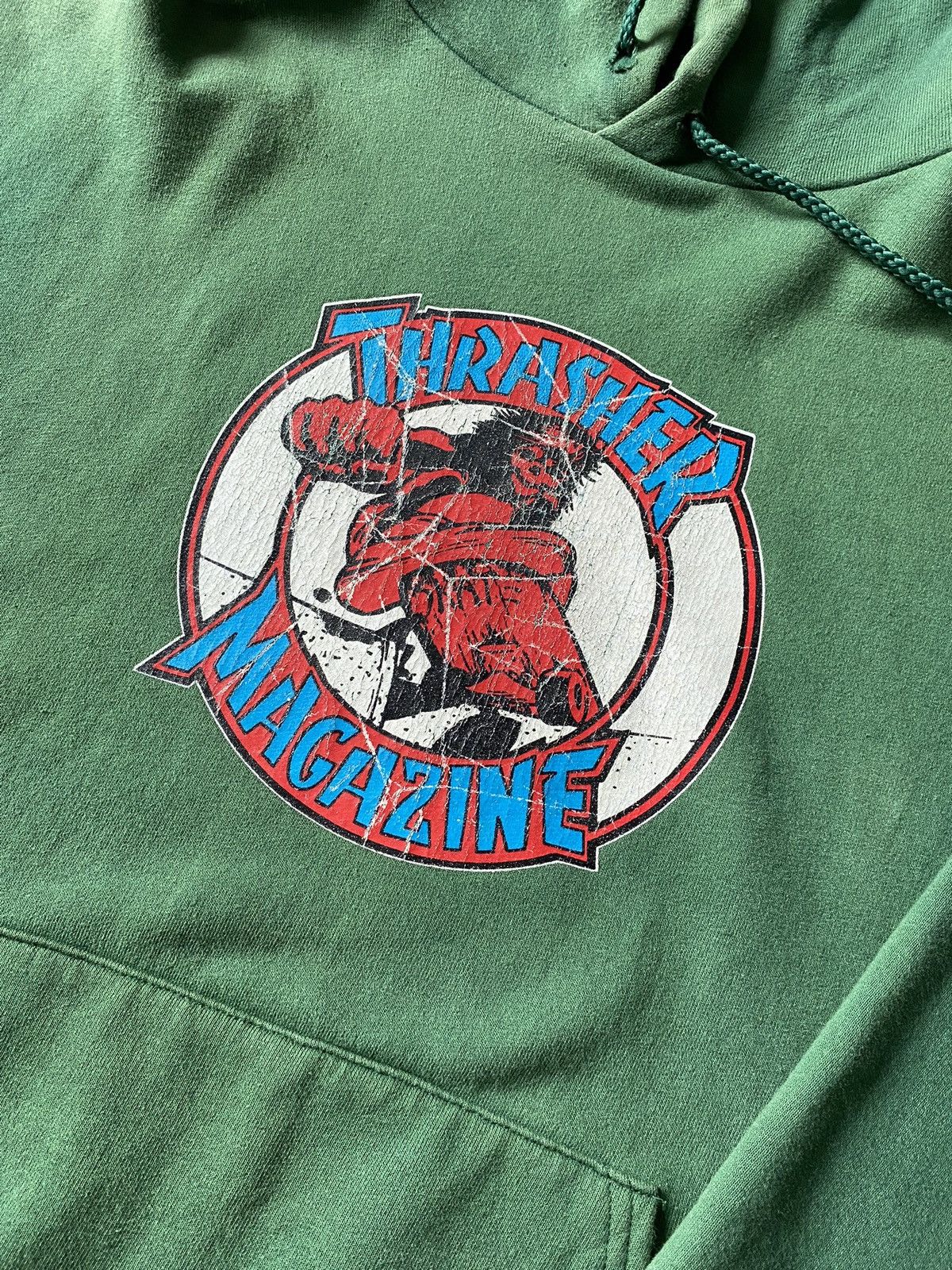 Thrasher Thrasher Sweat Hoodie Vintage Size US XL / EU 56 / 4 - 4 Thumbnail