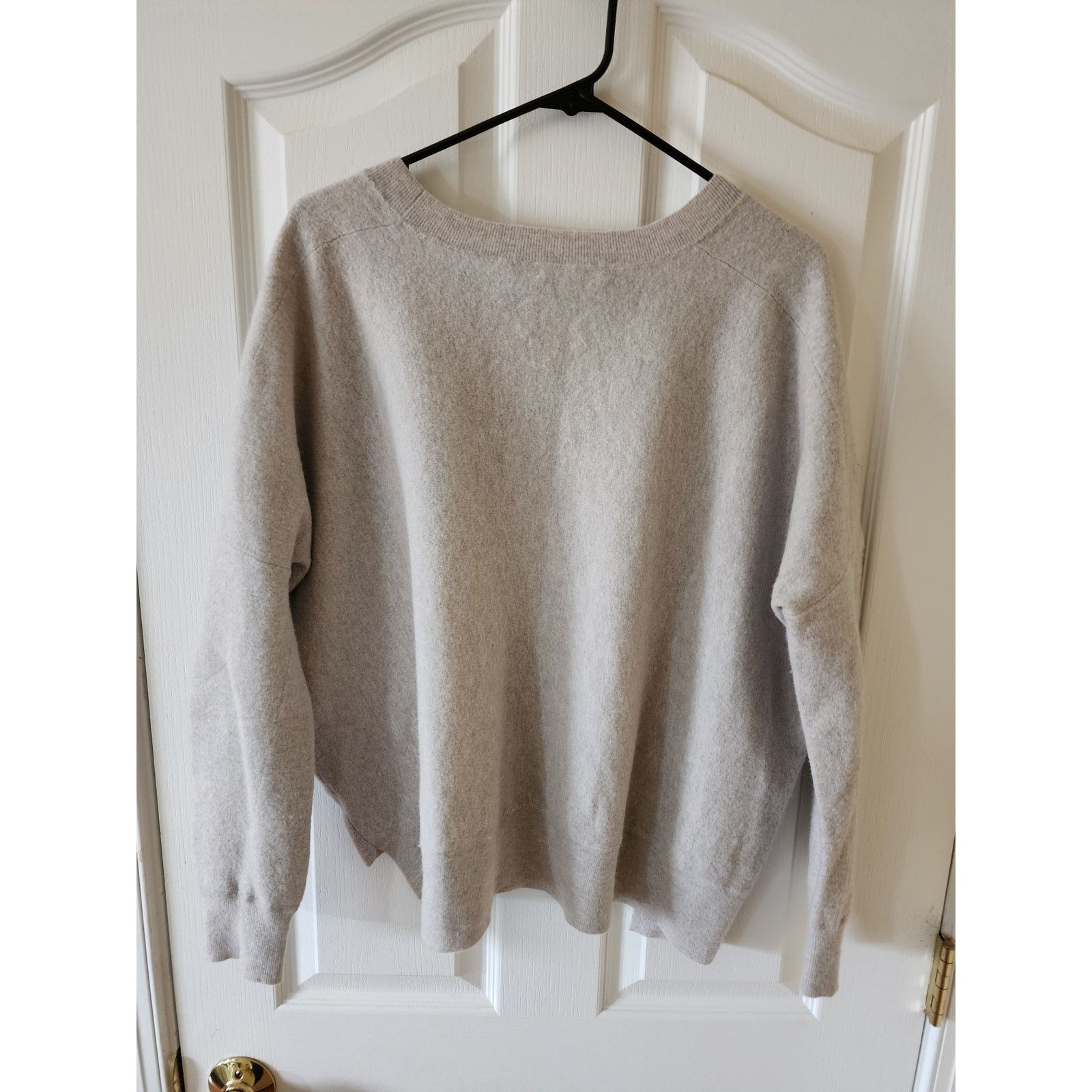 Vince VINCE Oversized Wool Angora Blend Sweater Small Light Gray Size S / US 4 / IT 40 - 2 Thumbnail
