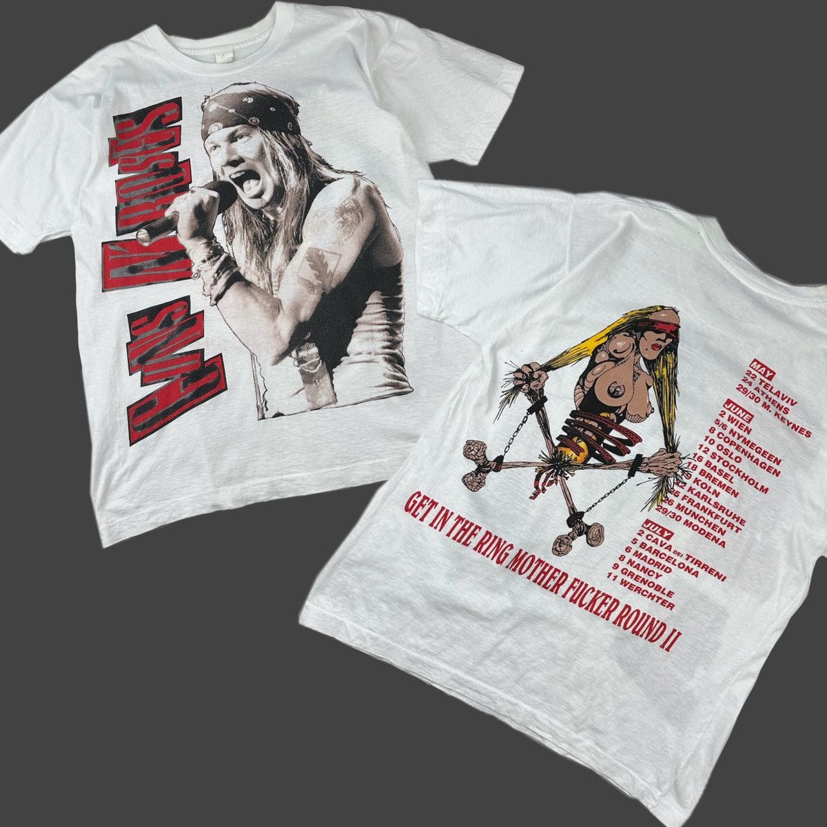 Axl Rose Vintage Guns N Roses T Shirts Vintage Band Tees