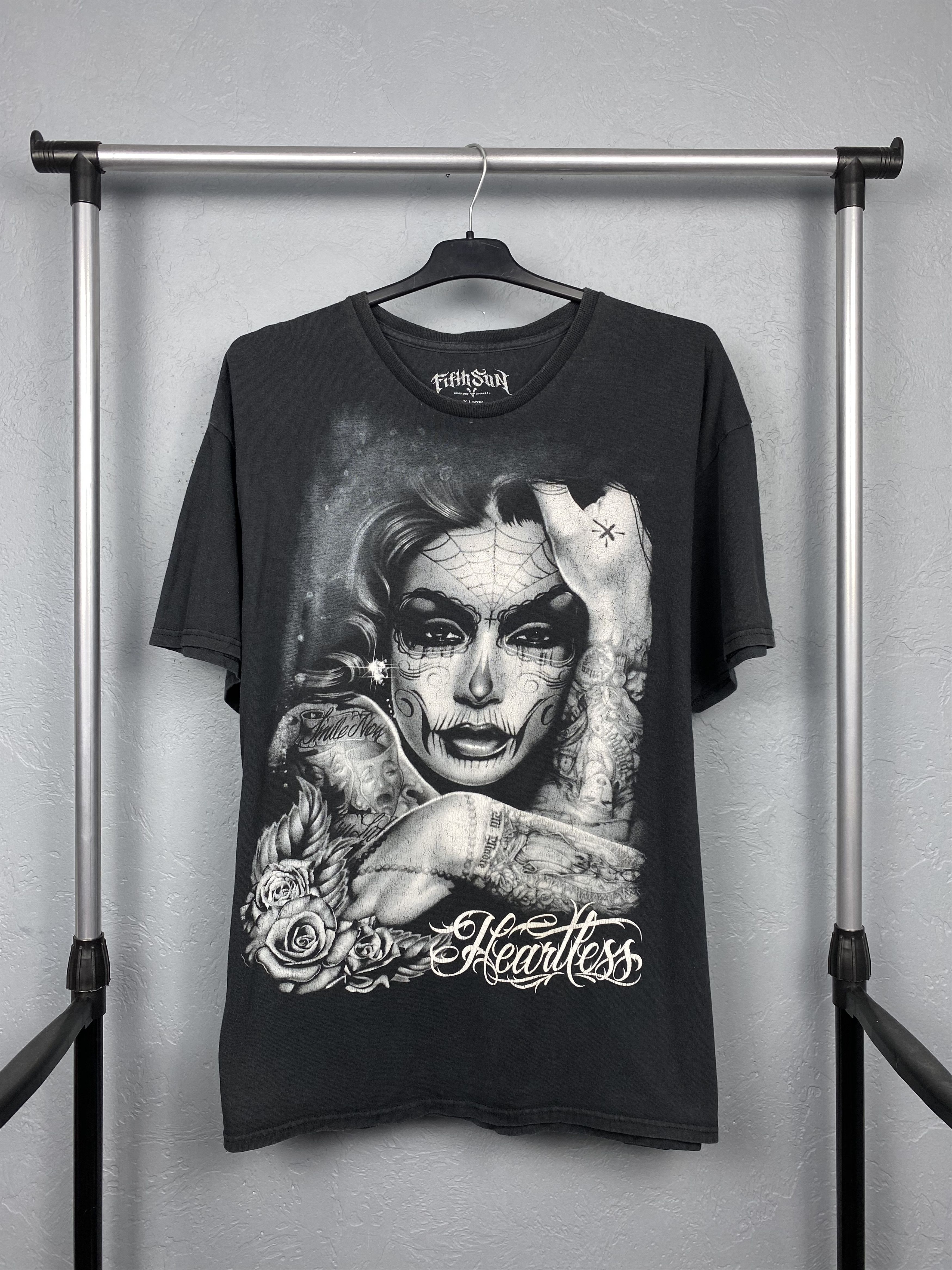 Band Tees Heartless Vintage Mens T-Shirt Tee Y2K Size US XL / EU 56 / 4 - 1 Thumbnail