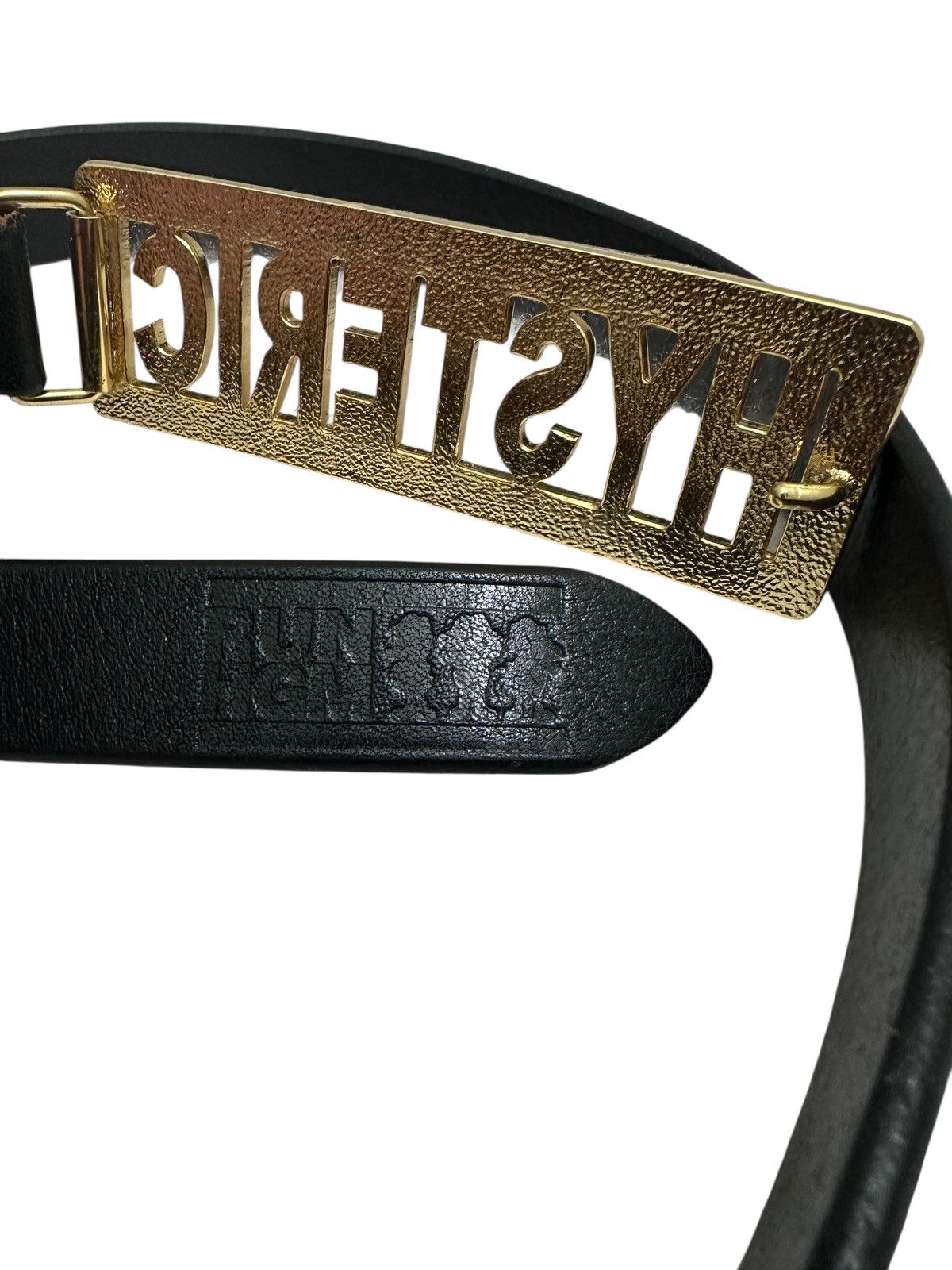 Hysteric Glamour × Japanese Brand × Vintage Vintage Japan Hysteric Glamour Gold Plated Leather Belt Size ONE SIZE - 3 Thumbnail