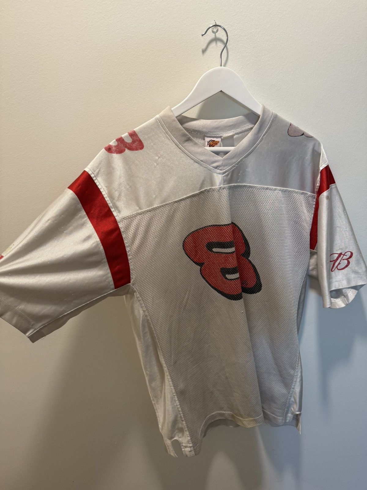 NASCAR THRASHED DALE JR BUDWEISER JERSEY Size US L / EU 52-54 / 3 - 2 Thumbnail