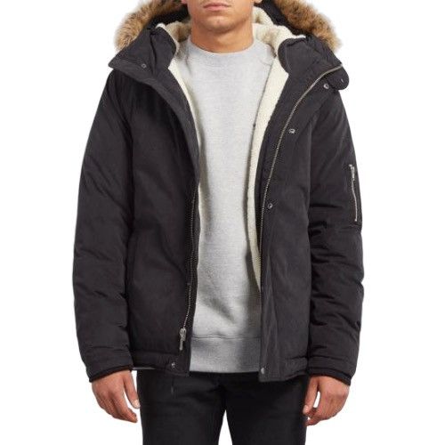 Volcom VOLCOM GOODMAN Lined Fleece Winter Coat Puffer Jacket Size US L / EU 52-54 / 3 - 1 Thumbnail