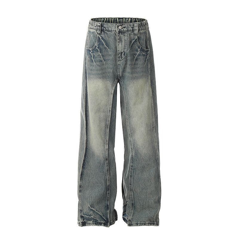 Japanese Brand American-style men's lightning loose wide-leg flared jeans Size US 32 / EU 48 - 1 Thumbnail