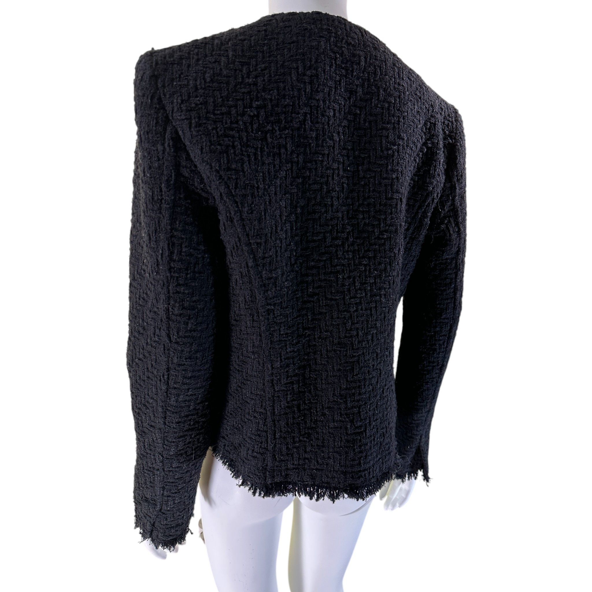 Iro Black tweed blazer Size L / US 10 / IT 46 - 5 Thumbnail