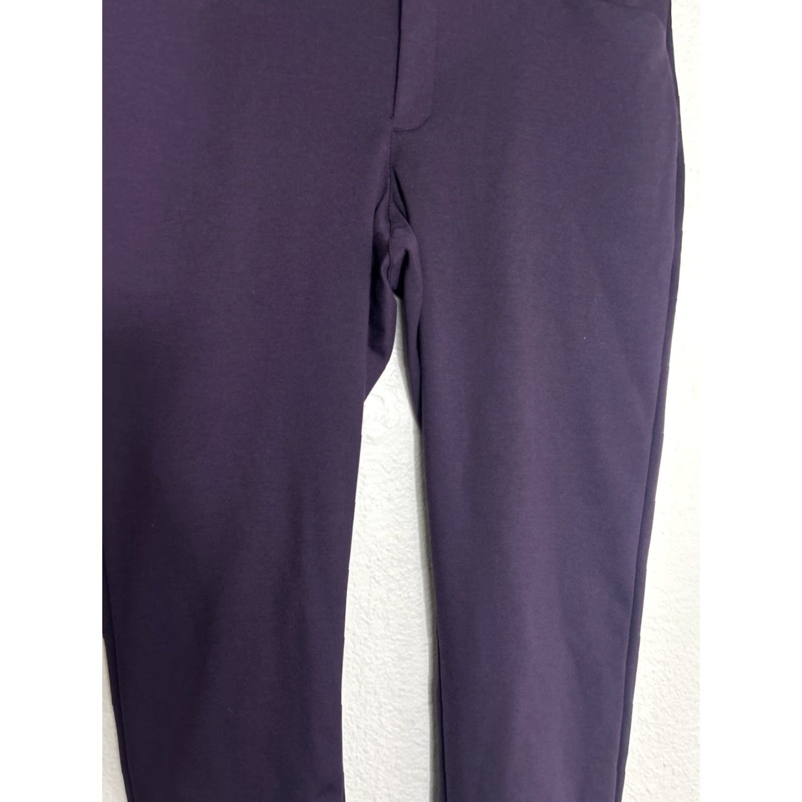 Gap Gap Pants Womens 14 Regular Burgundy Ponte Polyester Slim City Dress Pants Mens? Size 36" / US 14 / IT 50 - 3 Thumbnail