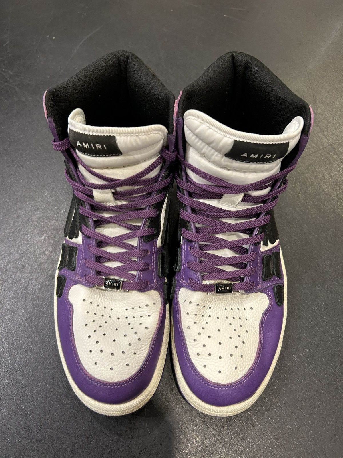 Amiri Amiri Bone High - Purple/Yellow Size US 9 / EU 42 - 6 Thumbnail