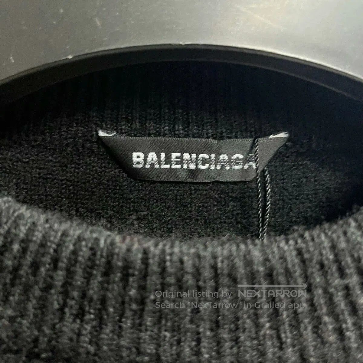 Balenciaga Balenciaga Logo Embroidered Loose Sweater. Size US S / EU 44-46 / 1 - 4 Thumbnail