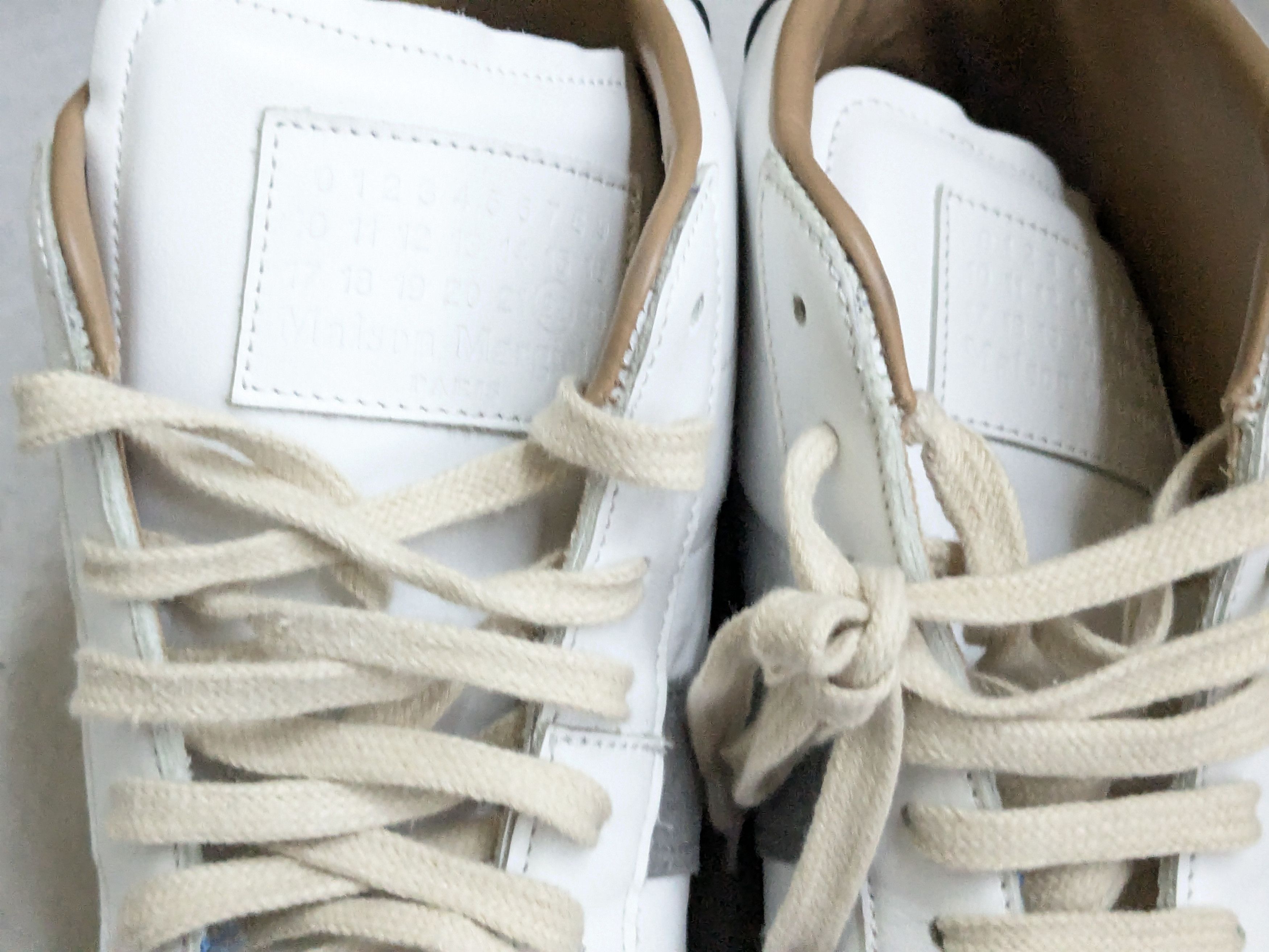 Maison Margiela Maison Margiela Replica GAT White Blue 11 44 High Tops Size US 11 / EU 44 - 2 Thumbnail