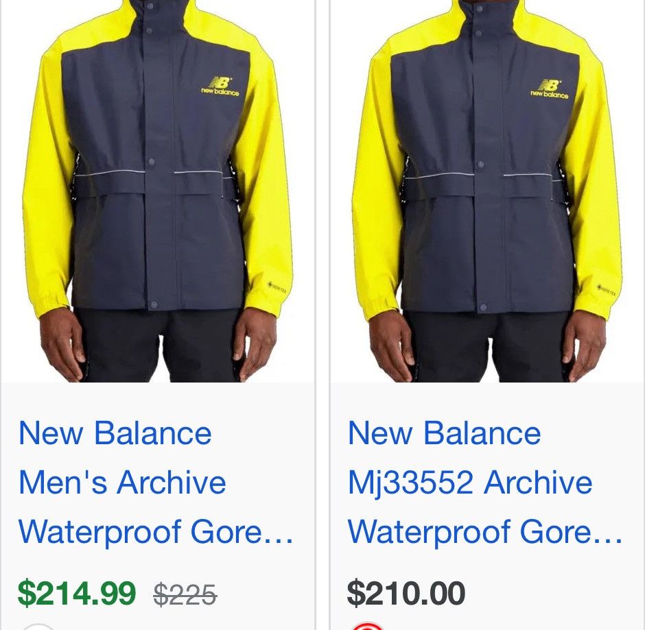New Balance New Balance Men's Archive Waterproof Gore-tex Size US L / EU 52-54 / 3 - 2 Thumbnail