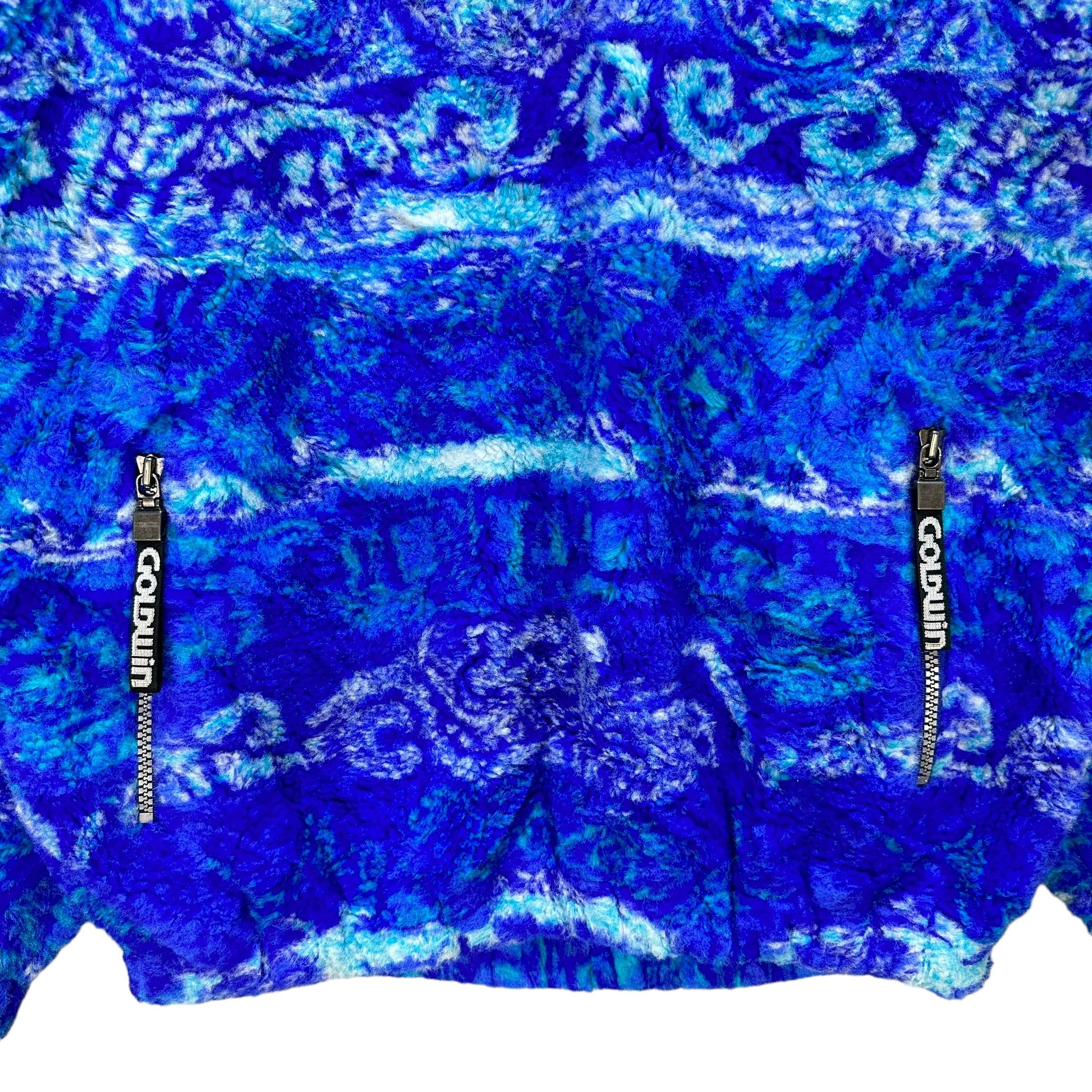 Goldwin GOLDWIN Blue Half Zip Turtleneck Pullover Fleece #A43-0984 Size US M / EU 48-50 / 2 - 3 Thumbnail