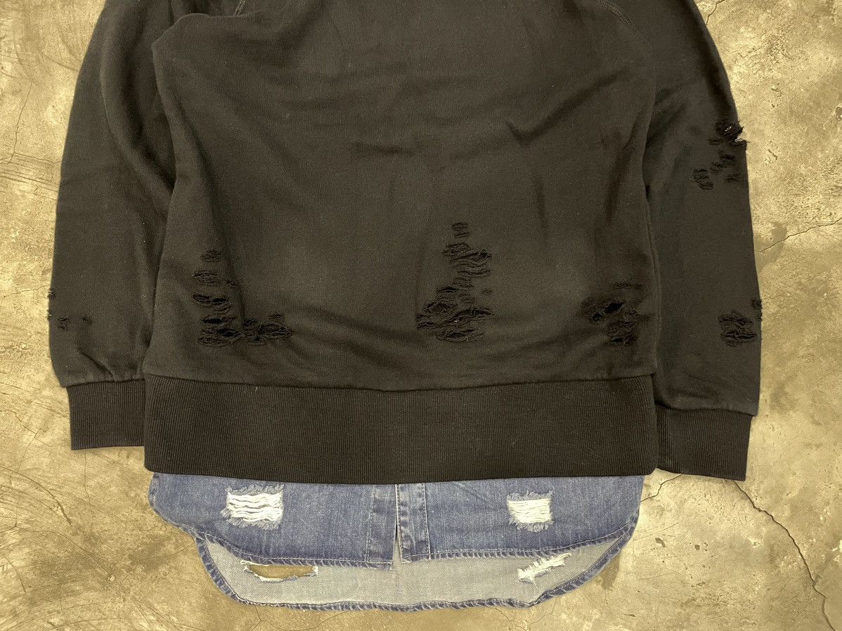 Maison MIHARA YASUHIRO Maison Mihara Yasuhiro Distressed Sweatshirt Size US M / EU 48-50 / 2 - 3 Thumbnail