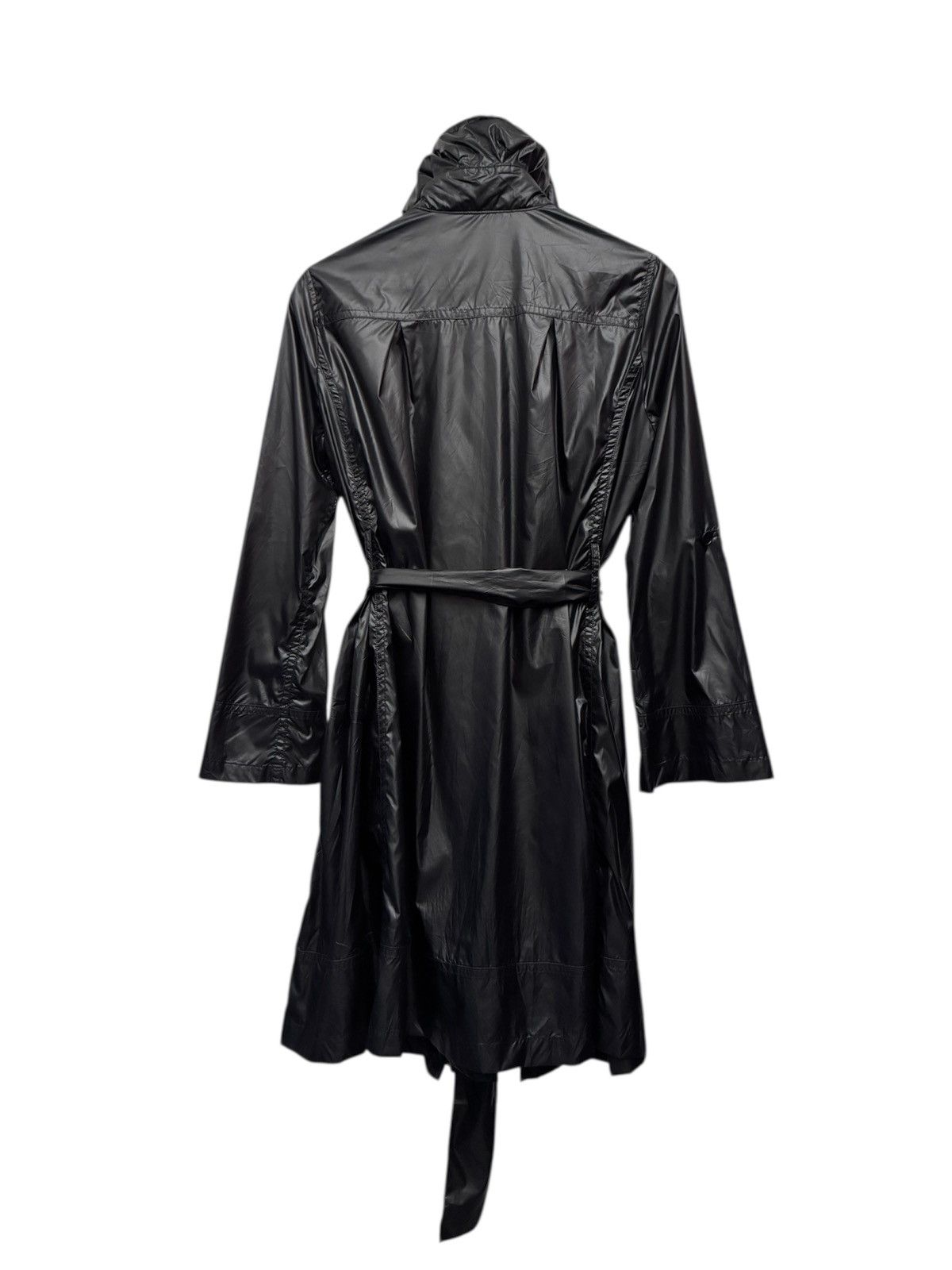 ATSURO TAYAMA A/T Yohji Yamamoto Rains Curve Long Jacket Size XS / US 0-2 / IT 36-38 - 3 Thumbnail