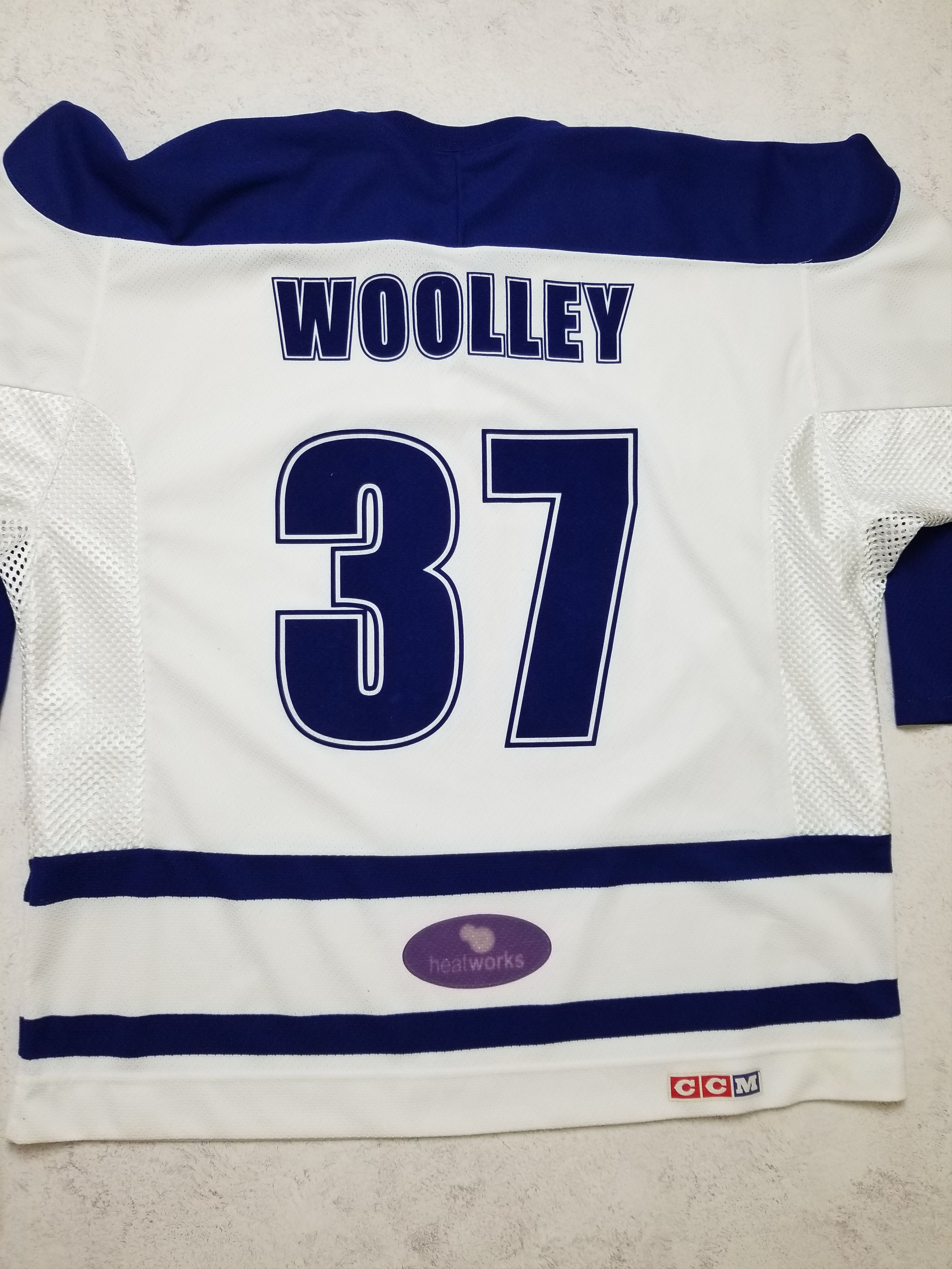 Ccm Air-Knit Sheffield Stix #37 Woolley Ice Hockey Club Jersey Size US XL / EU 56 / 4 - 19 Thumbnail